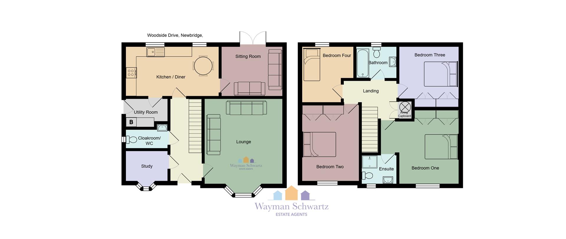 47, Woodside Drive, Newport floorplan