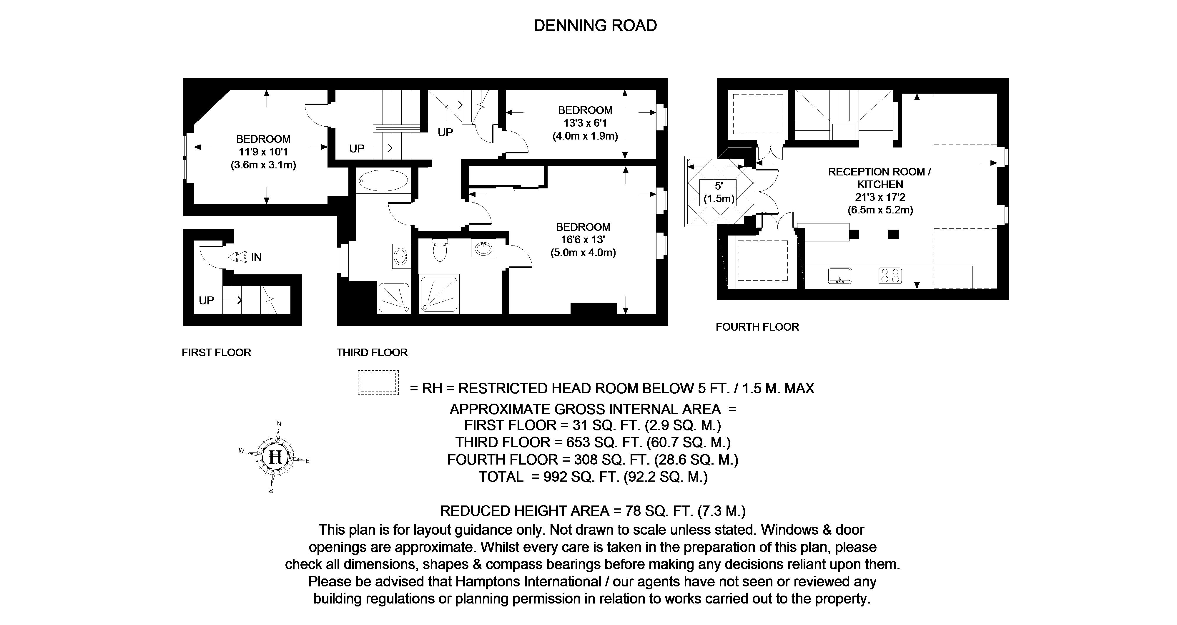 3 Bedrooms Flat to rent in Denning Road, London NW3