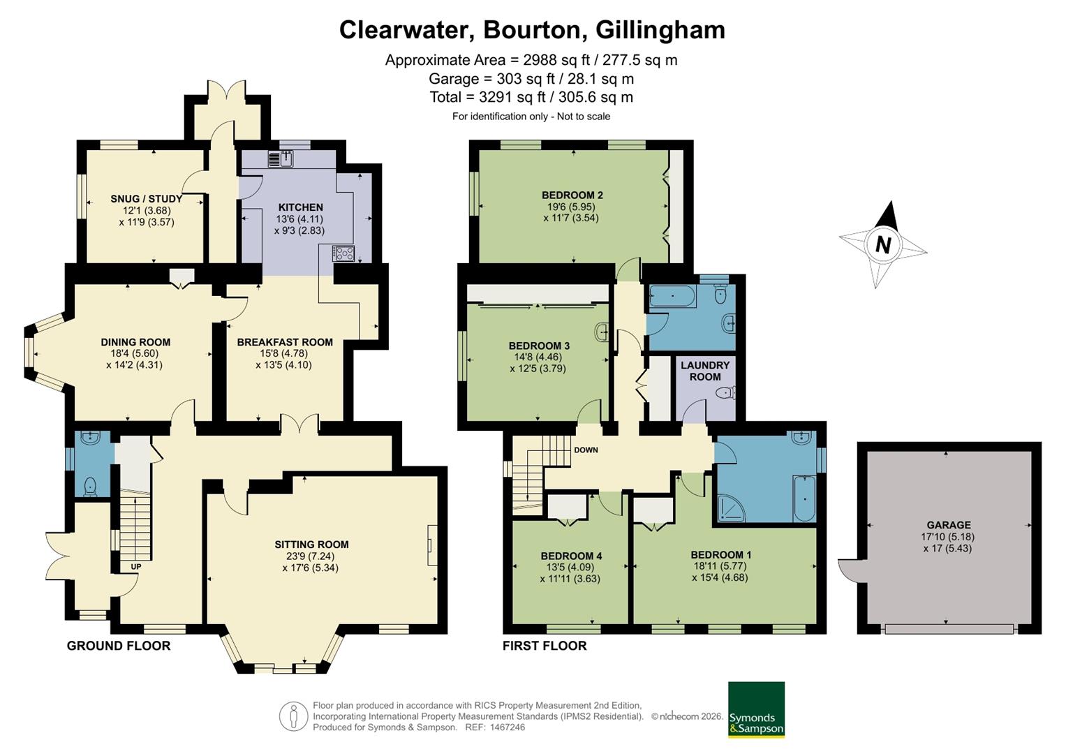 Clearwater, New Road, Gillingham floorplan