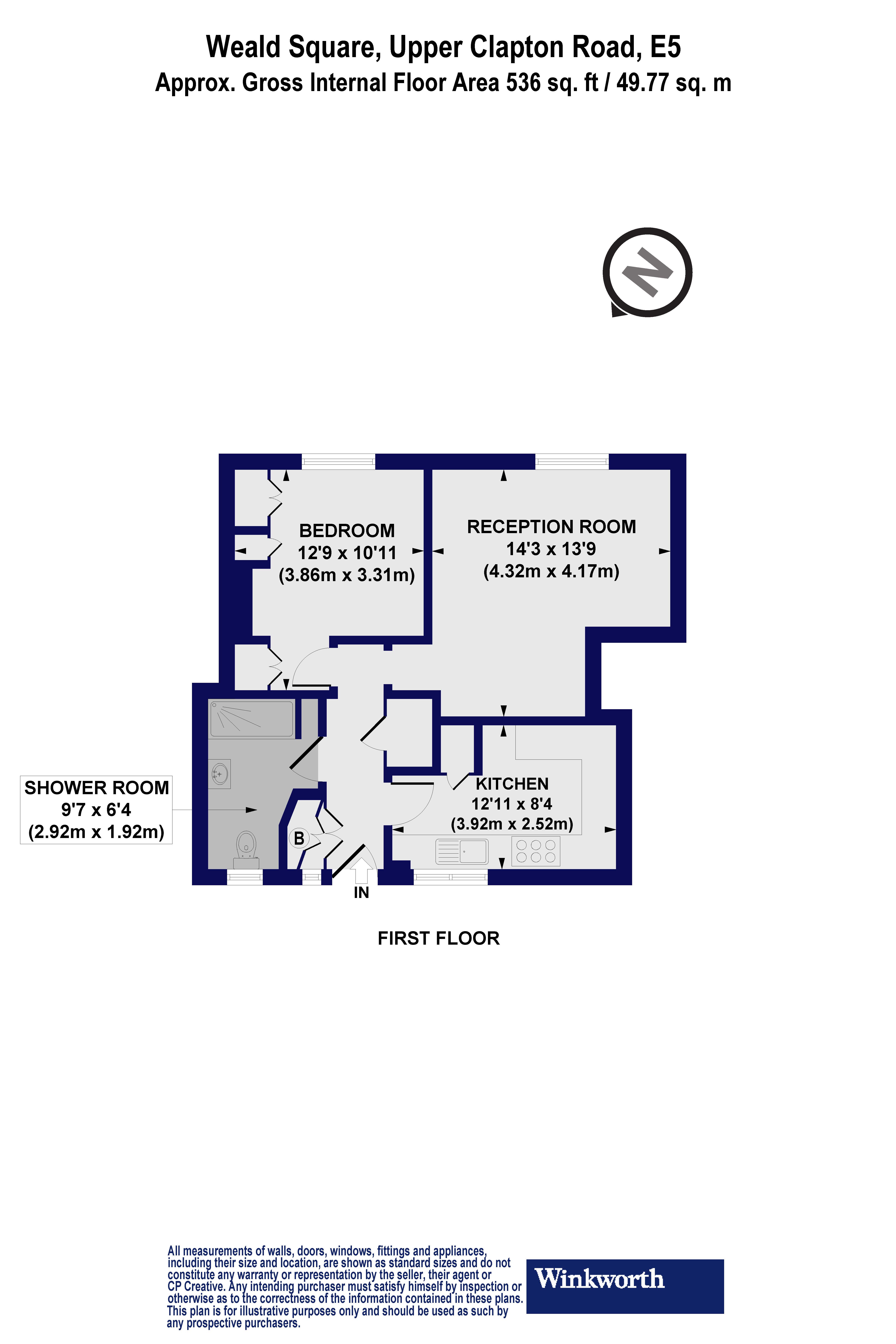 9, Weald Square, London floorplan