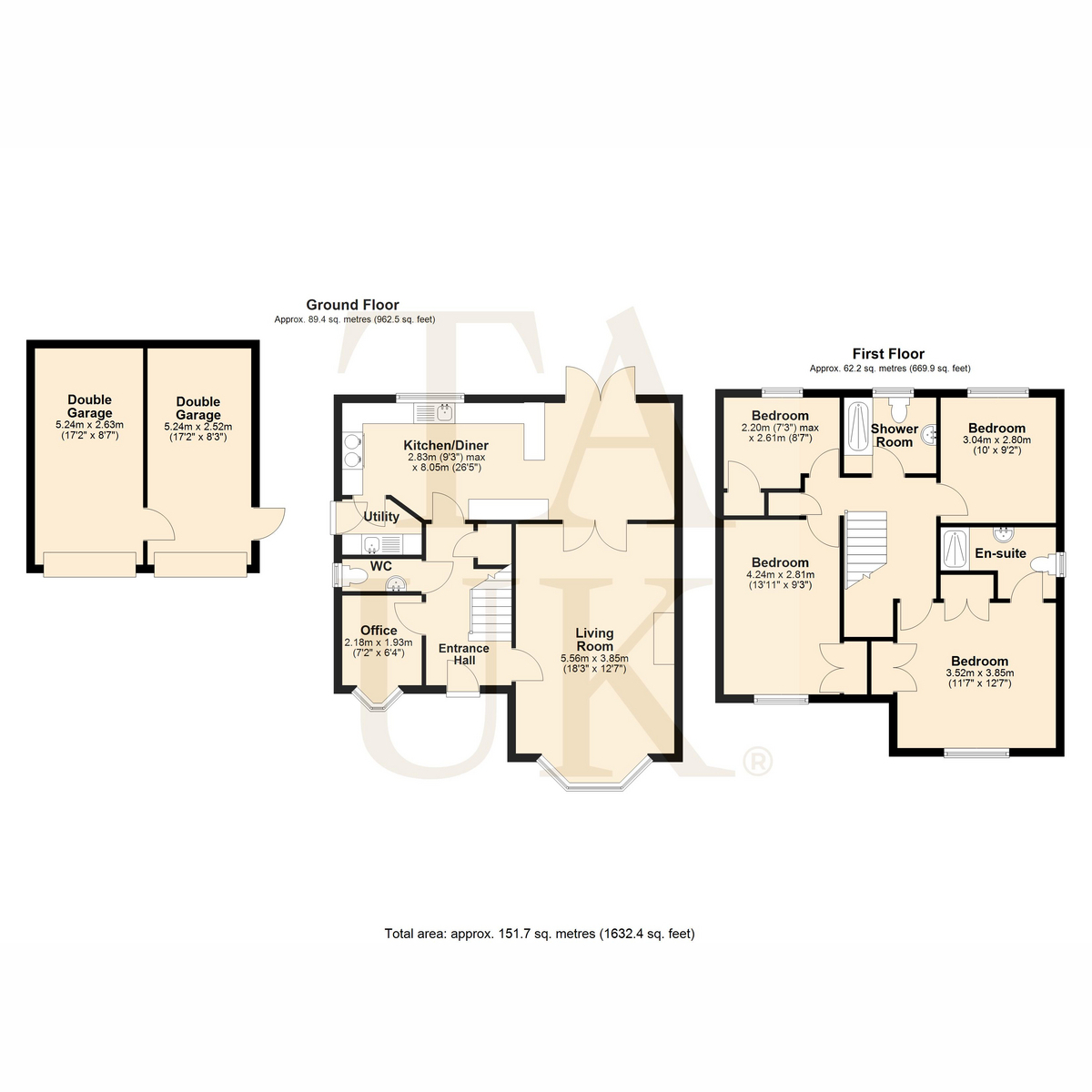 59, Evergreen Way, Stourport-on-severn floorplan