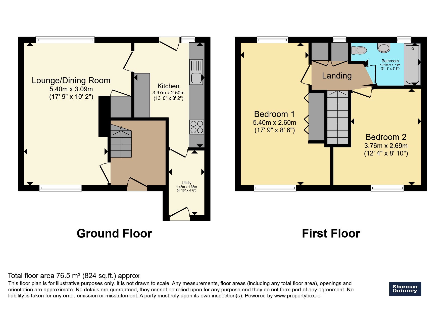 16, Baldwin Close, Peterborough floorplan