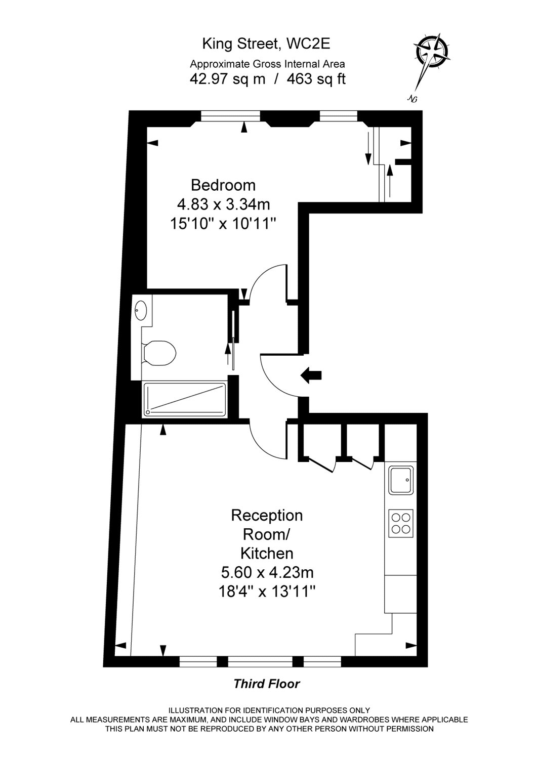 1 Bedrooms Flat to rent in King Street, Covent Garden WC2E