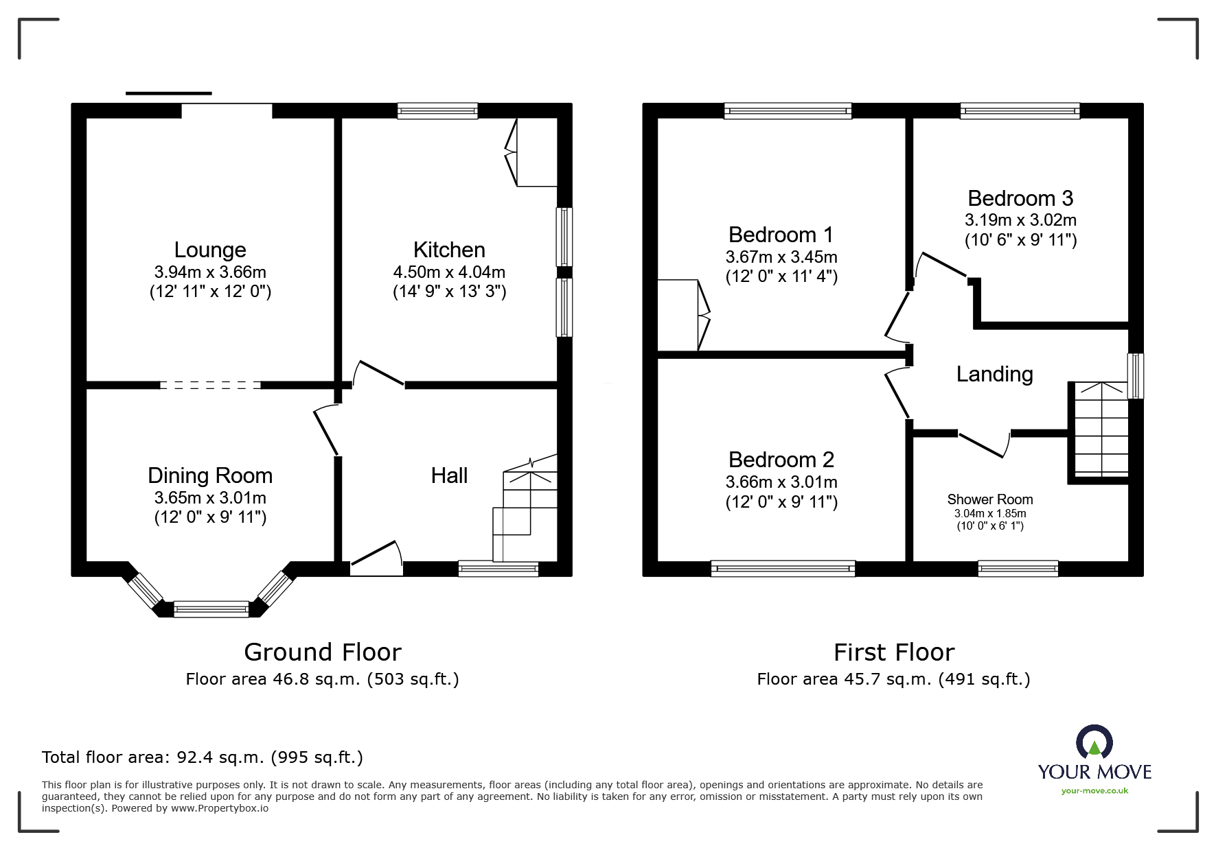 2, Daw Wood, Doncaster floorplan