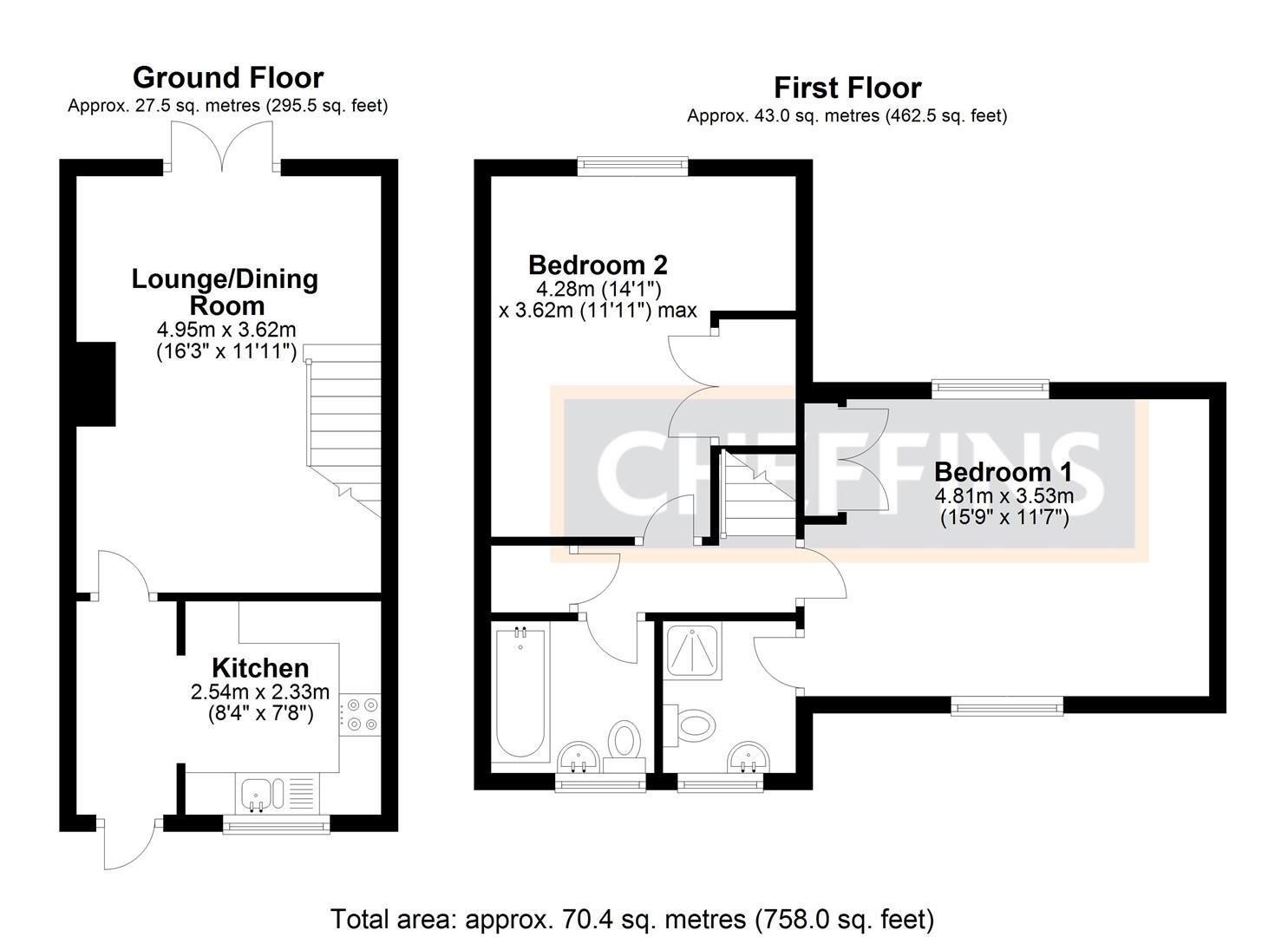 Columbine Road, Ely CB6, 2 bedroom terraced house for sale 63892133