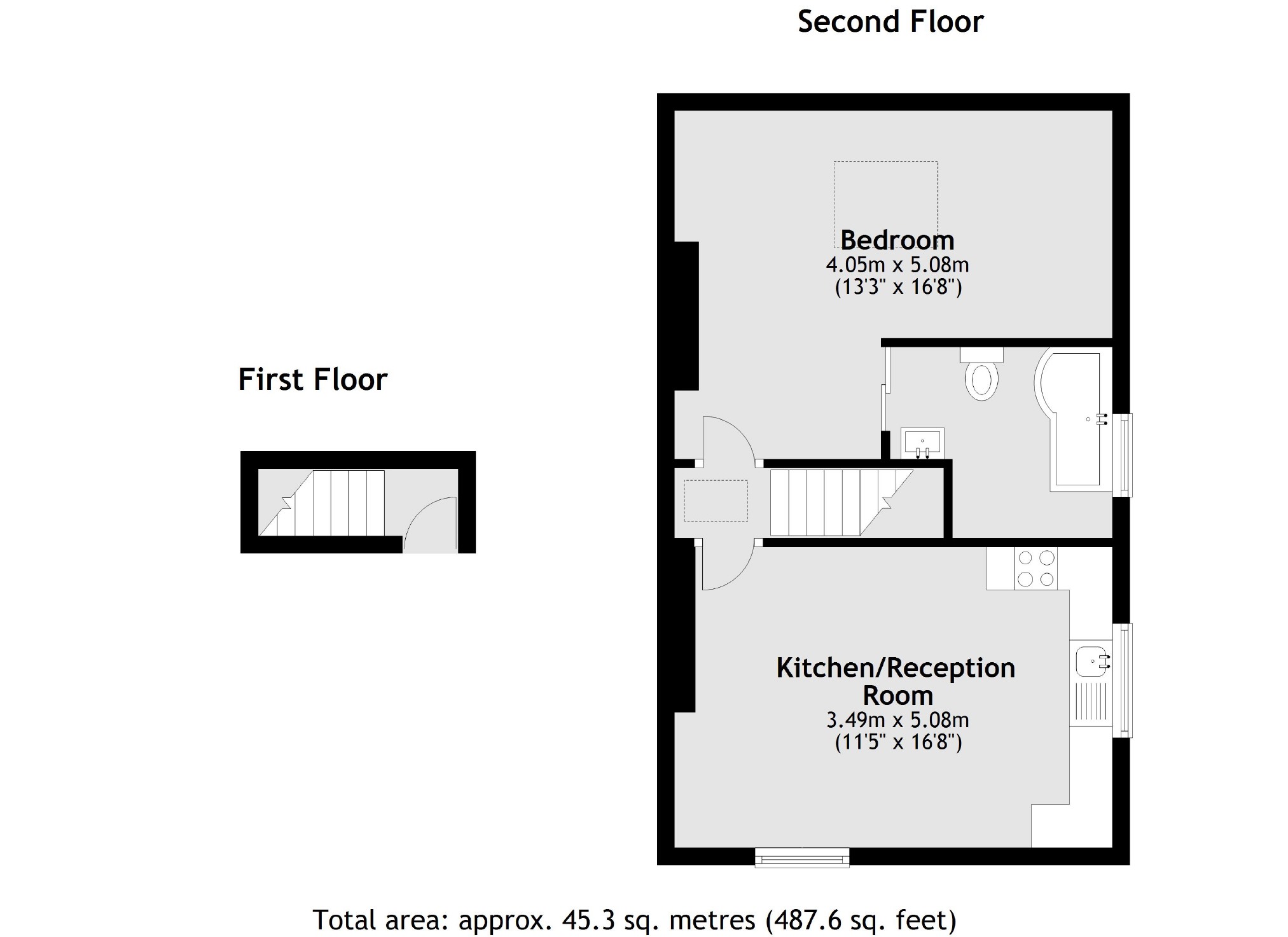 Flat 3, 41, Oxford Road, London floorplan