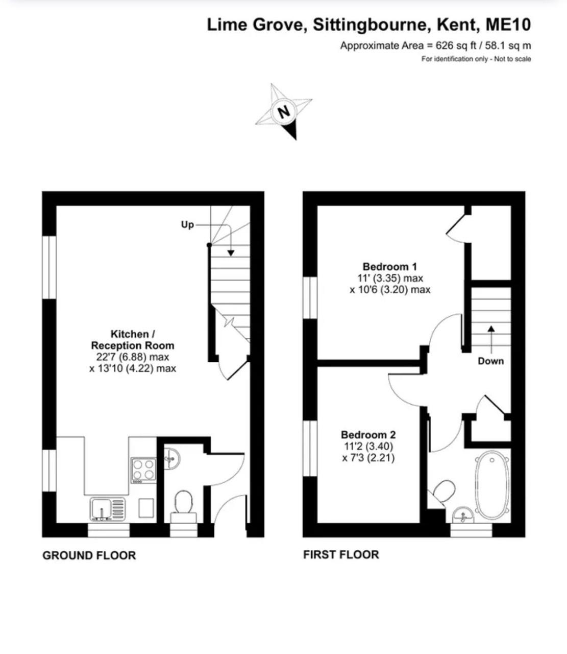 35, Lime Grove, Sittingbourne floorplan