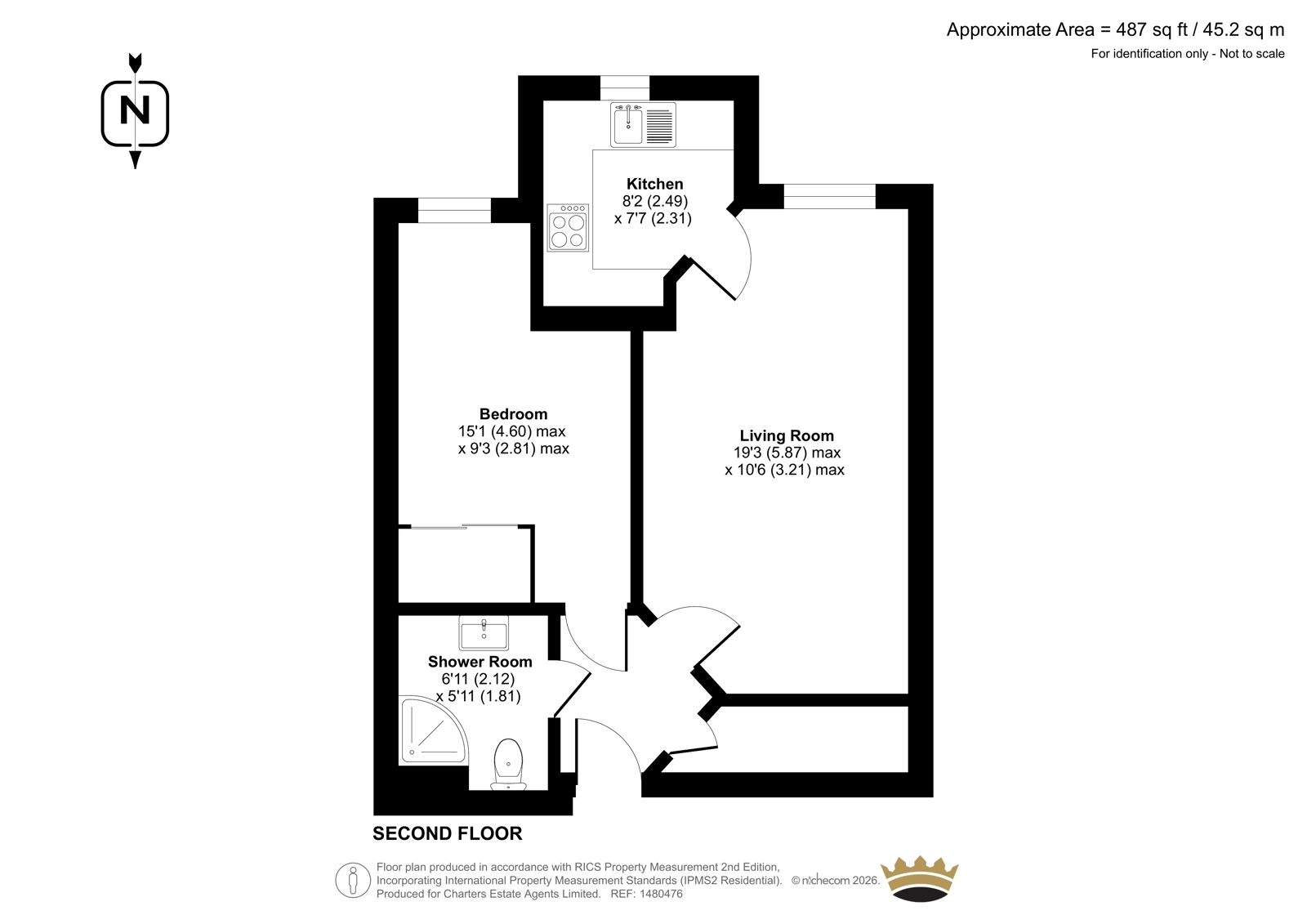 Flat 28, Mitchell Lodge, 50-56, West End Road, Southampton floorplan