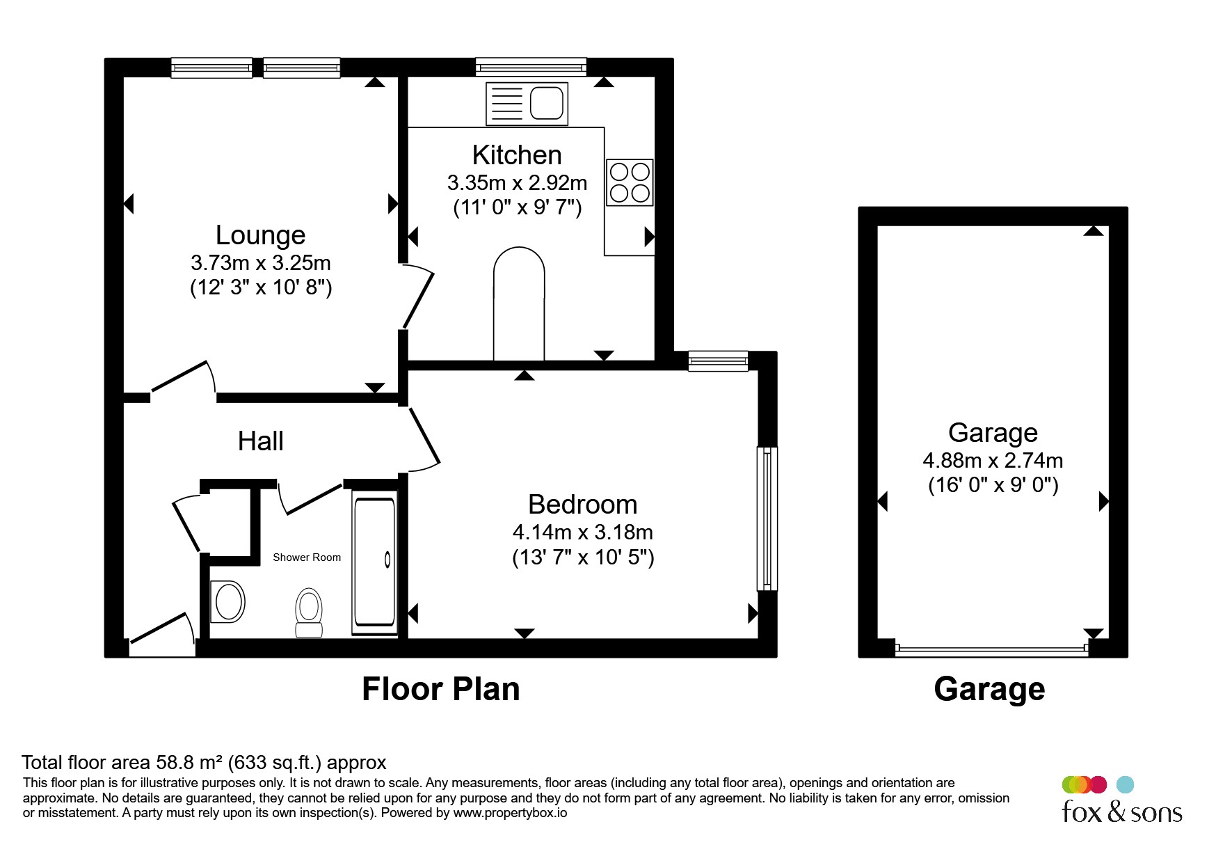 Flat 1, The Sycamores, 17, Arundel Road, Eastbourne floorplan