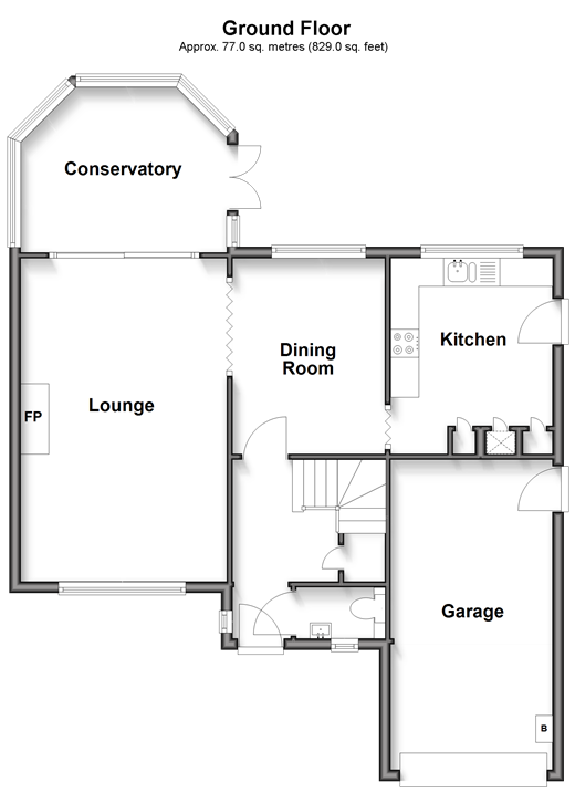 The Shades Strood, Rochester floorplan