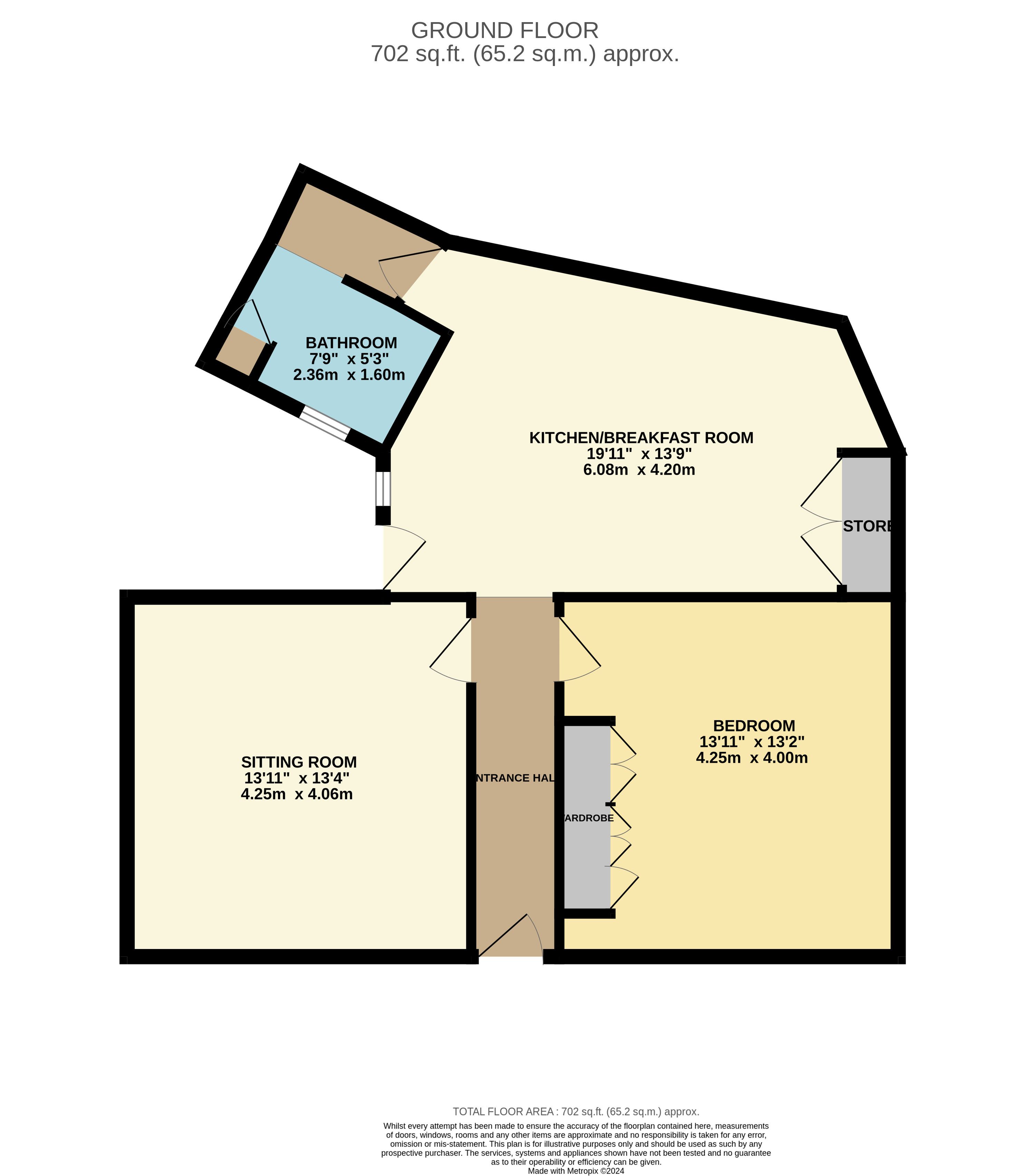 Wellington Street, Matlock DE4, 1 bedroom flat for sale 66543246