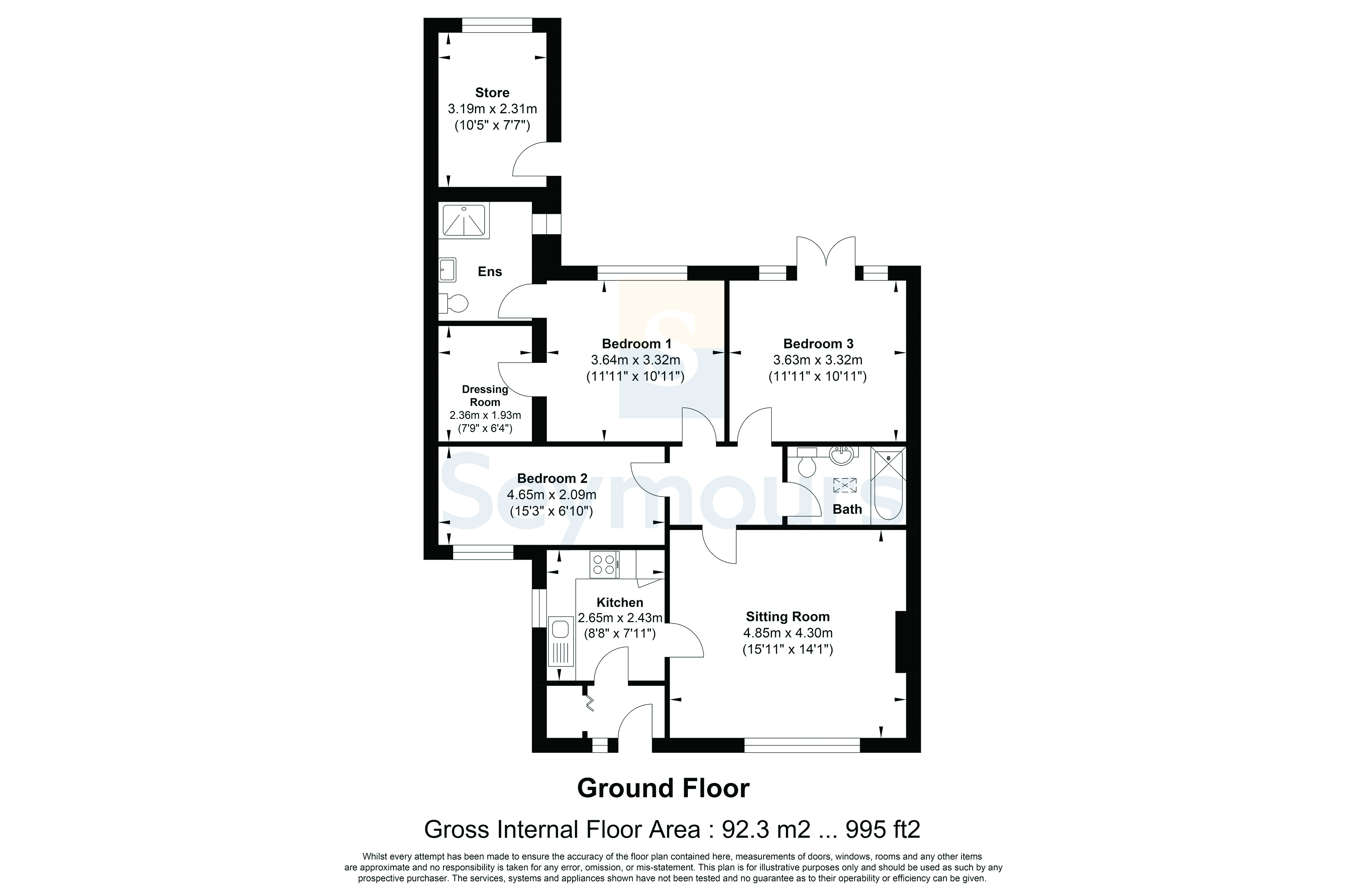 3, Mayhurst Crescent, Woking floorplan