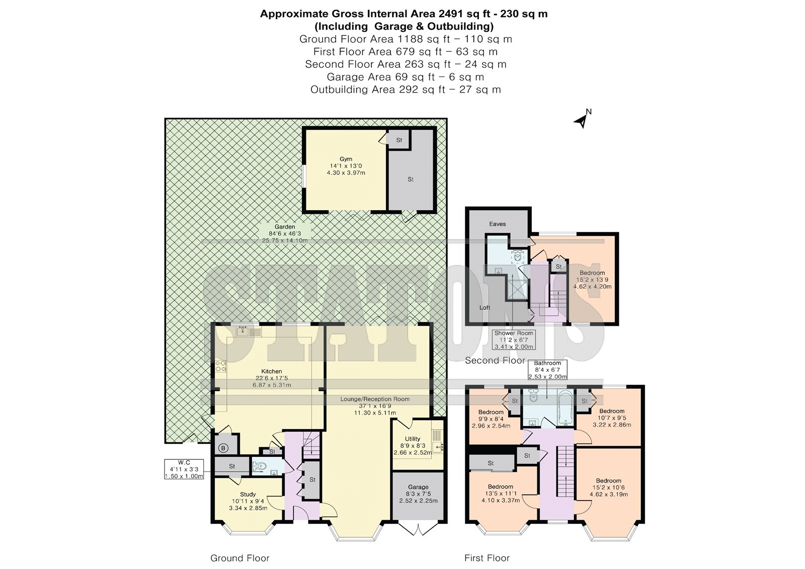 Moffats Lane, Hatfield floorplan
