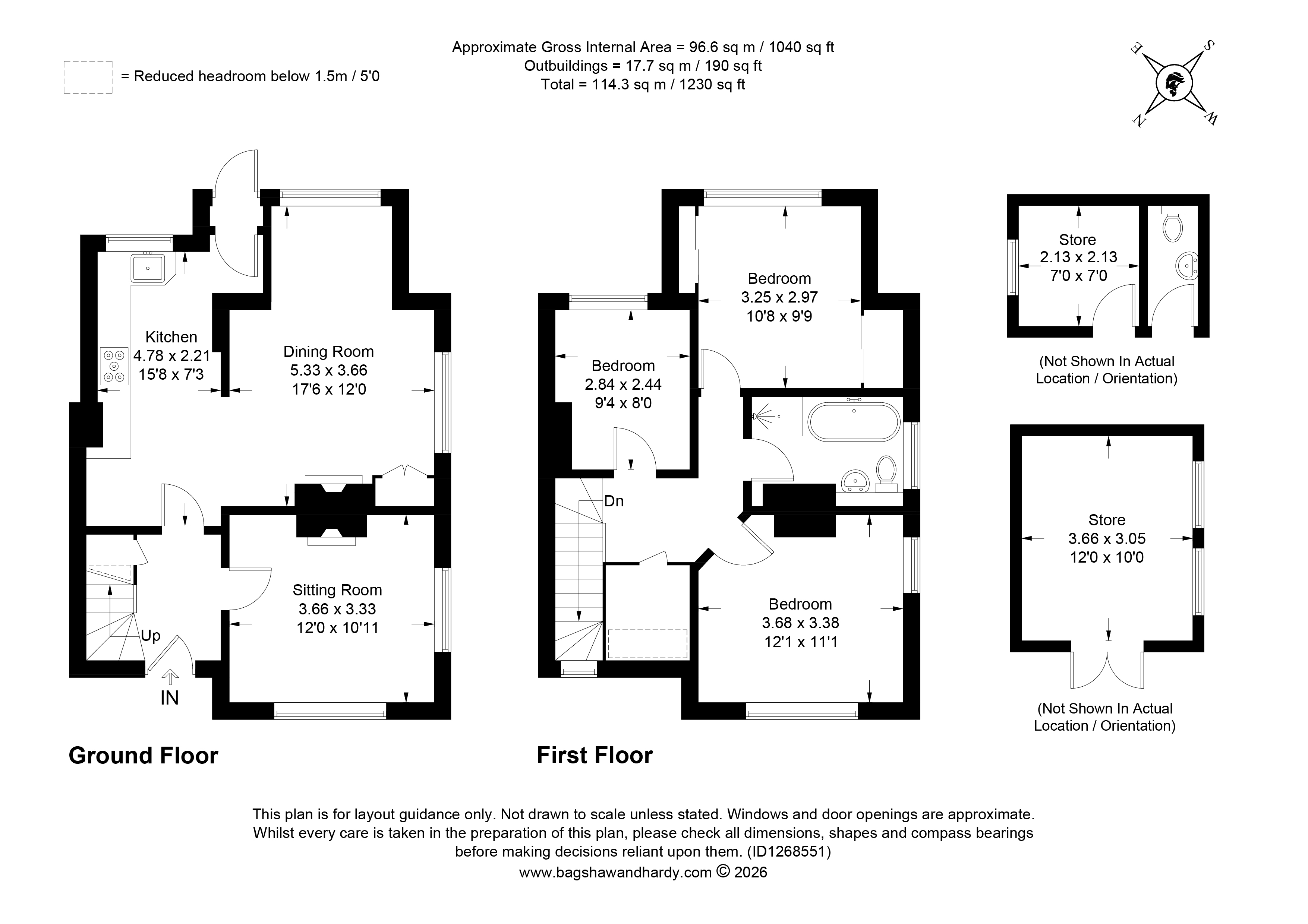 26, Titsey Road, Oxted floorplan