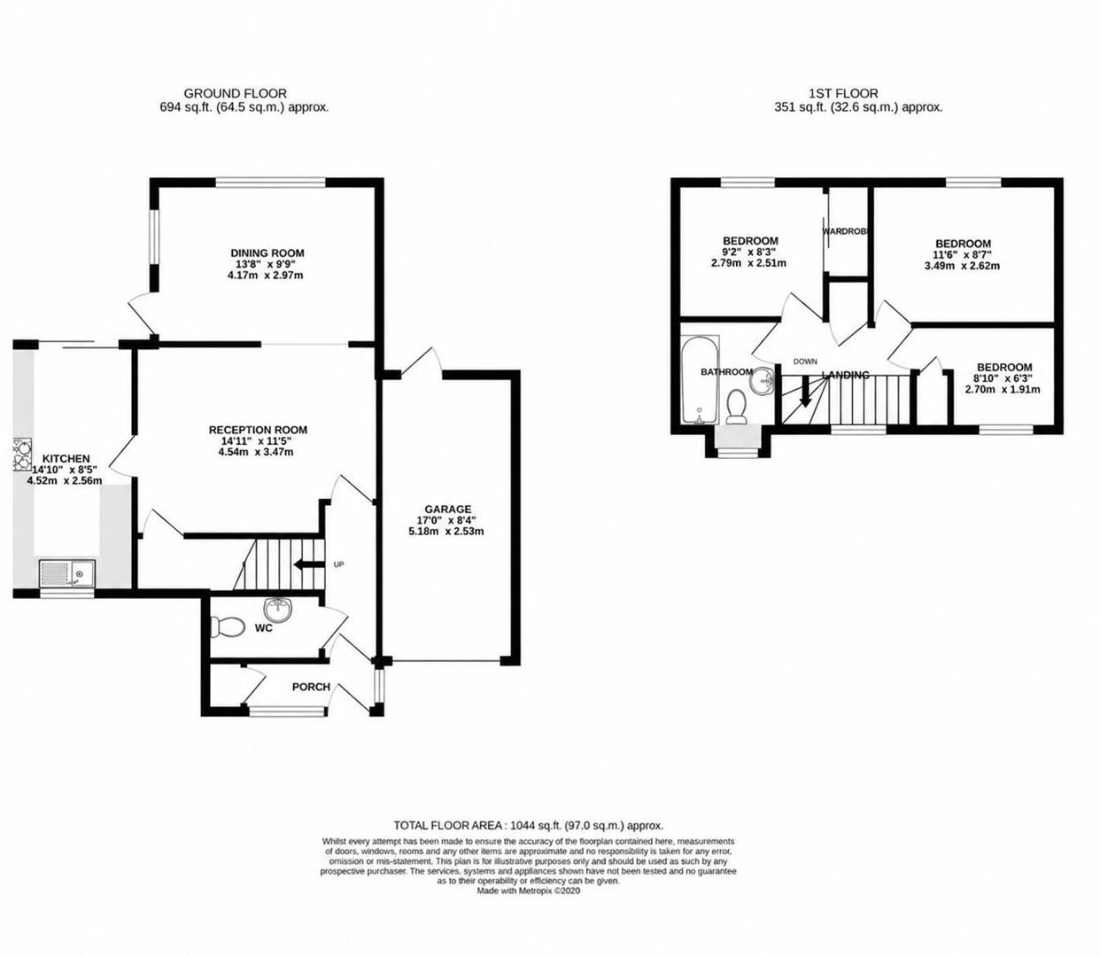 18, Brentford Close, Hayes floorplan