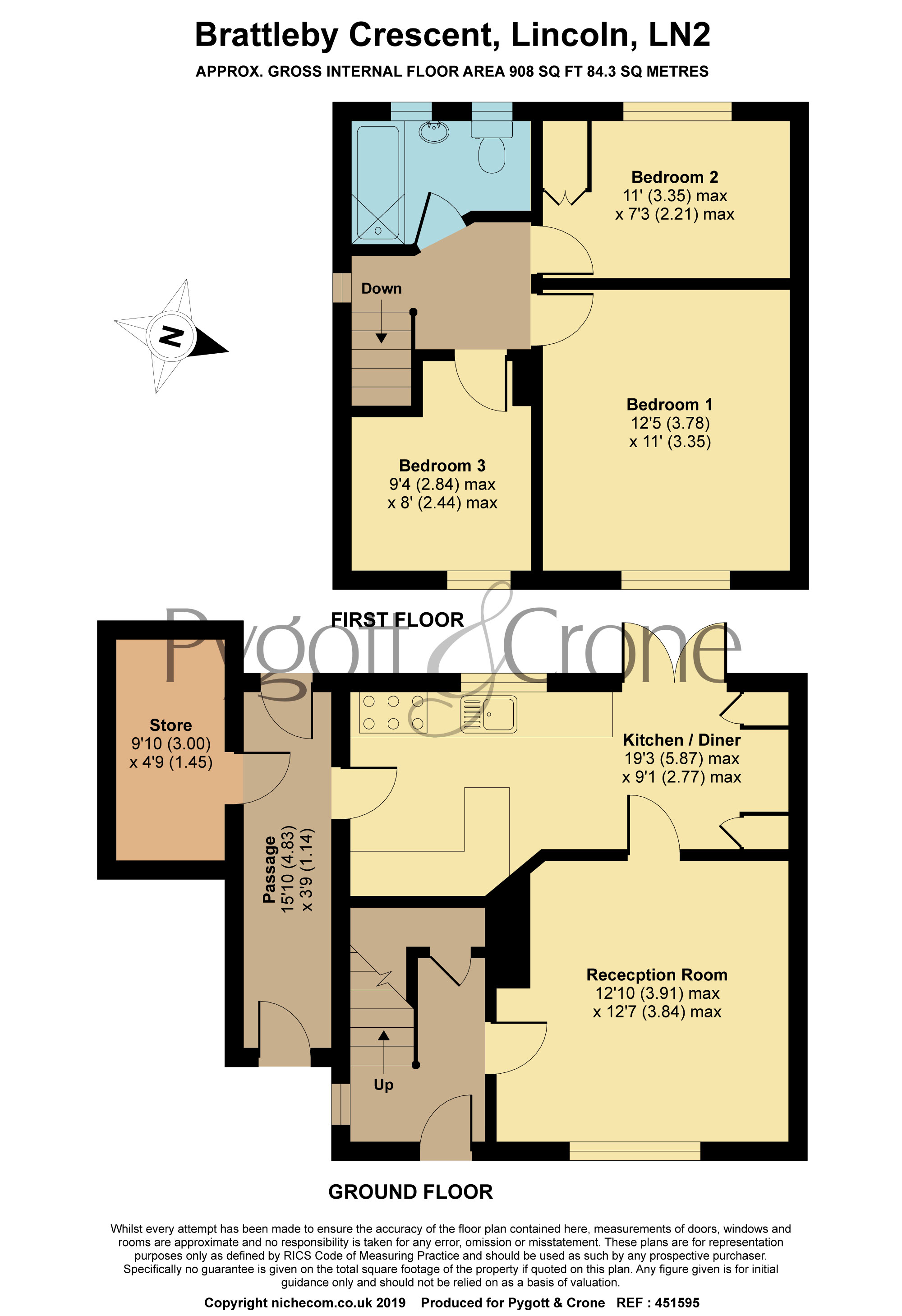 3 Bedrooms Semi-detached house for sale in Brattleby Crescent, Lincoln LN2