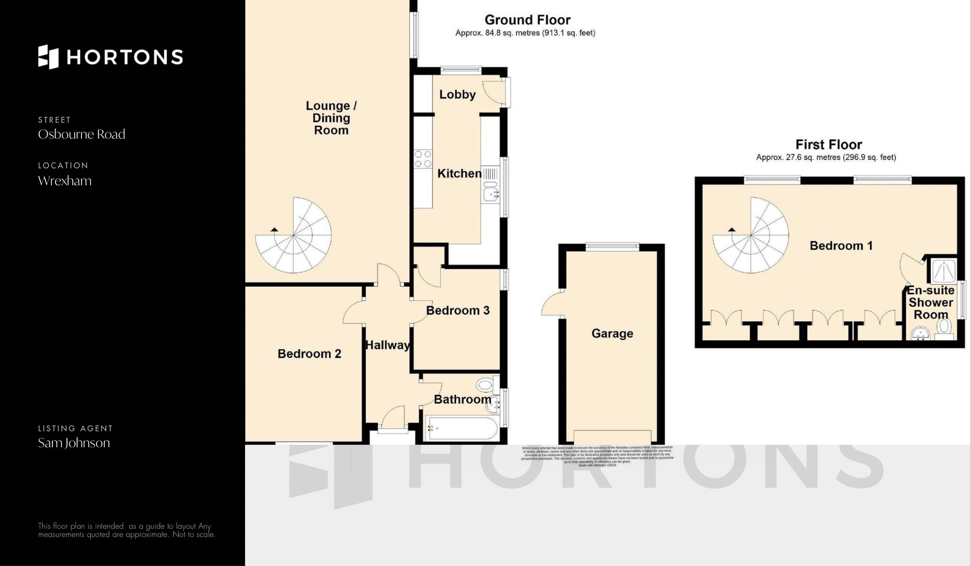 13, Osborne Road, Wrexham, LL11 floorplan