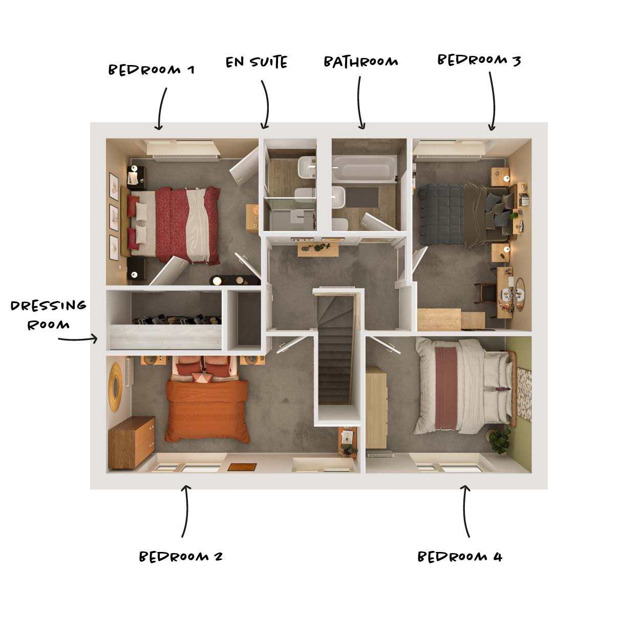 'Sixteen20' - Plot 25, Breacla,, Scotforth Road, Lancashire floorplan