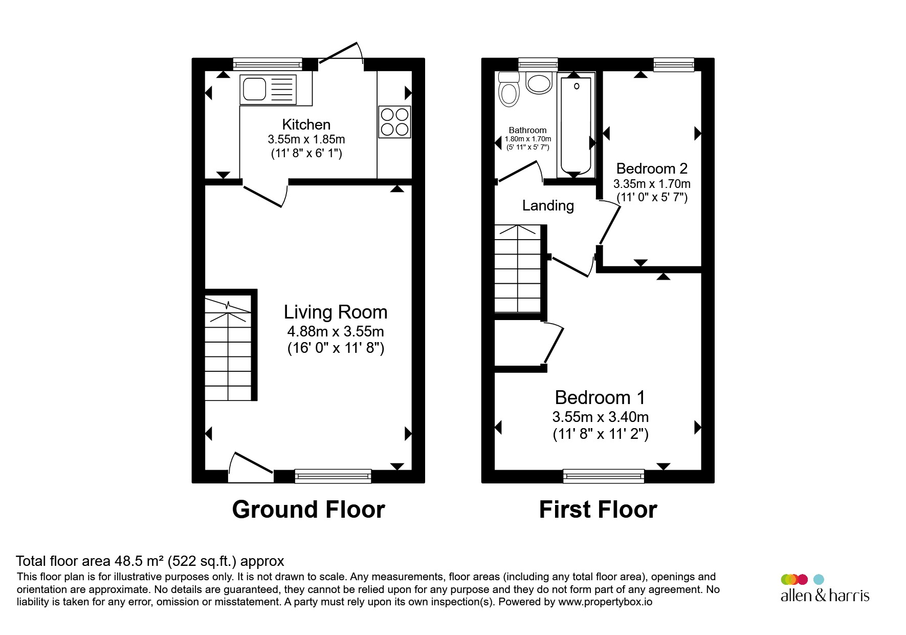 176, New Road, Bristol floorplan