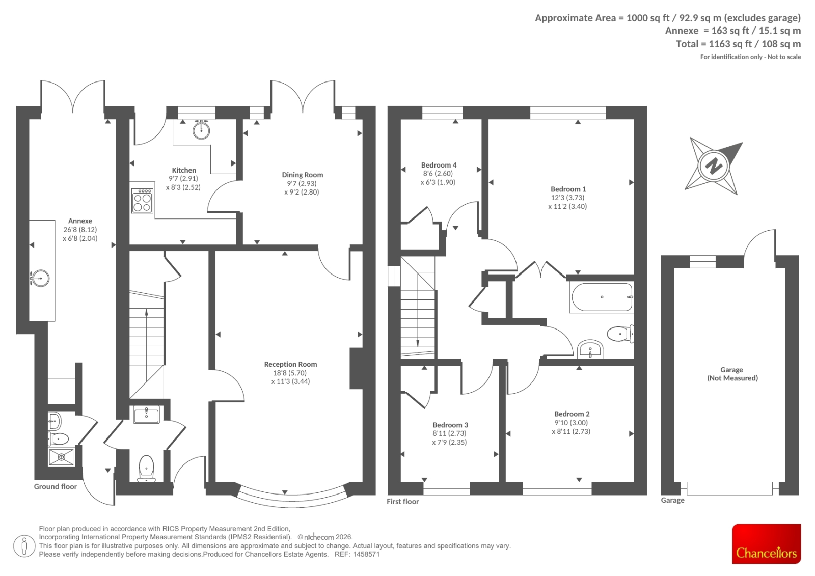 12, Marrowbrook Lane, Farnborough floorplan