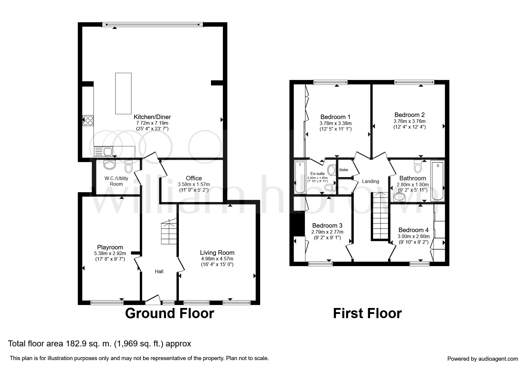 4 Bedrooms Detached house for sale in Penman Close, Chiswell Green, St.Albans AL2