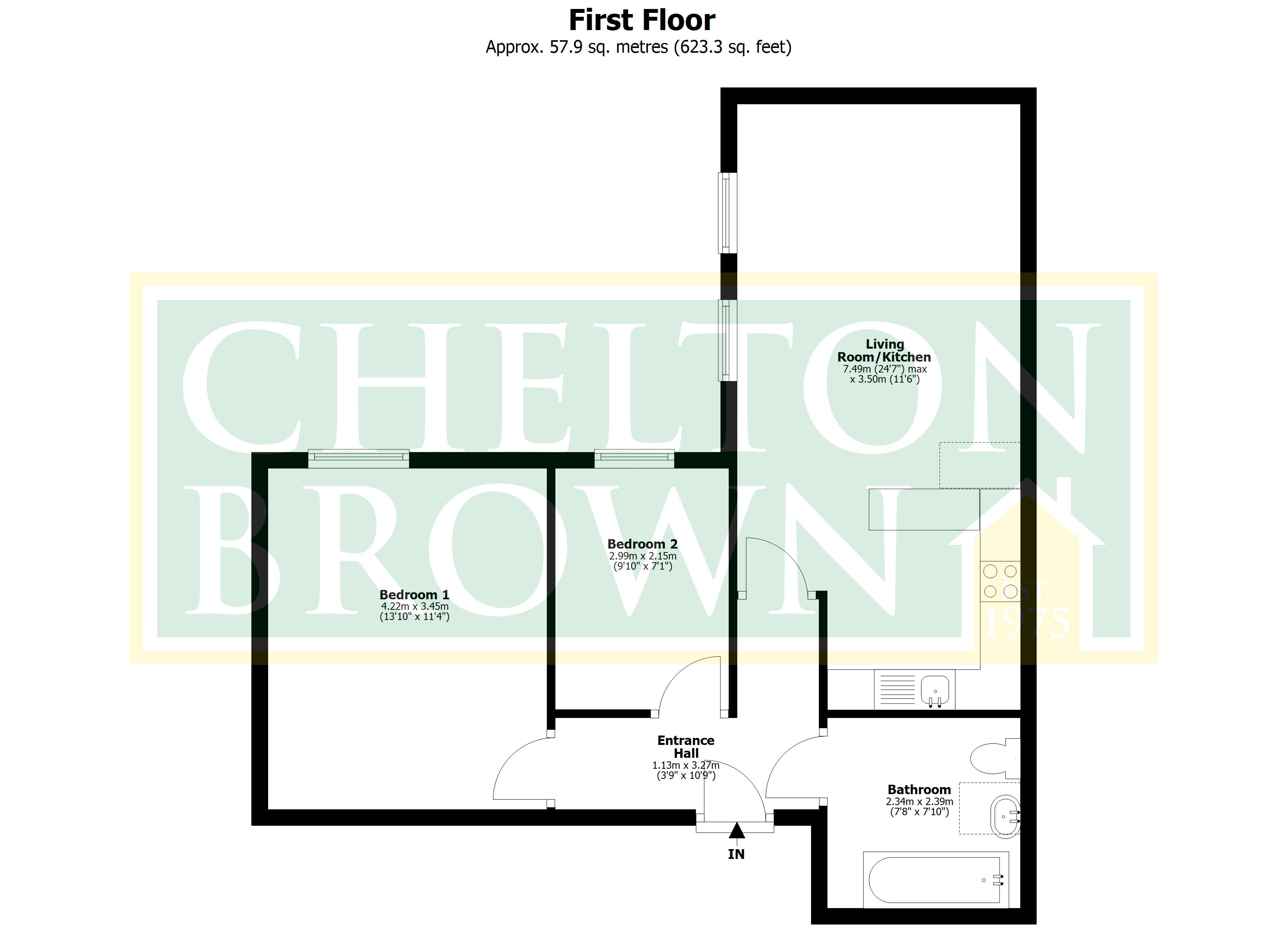 6, Nightingale Court, 51-55, Stanhope Road, Northampton floorplan