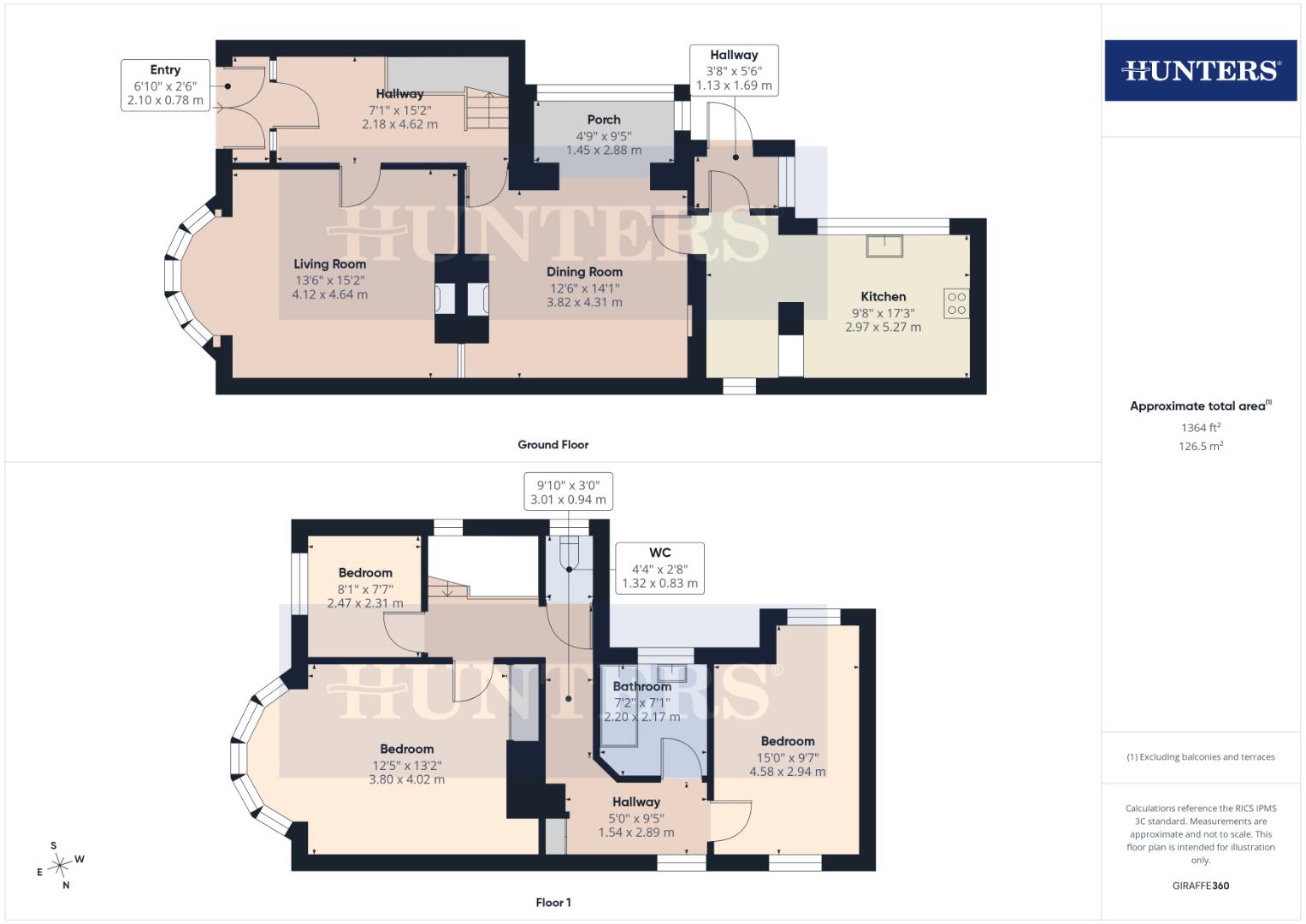 3, Marshall Avenue, Bridlington floorplan