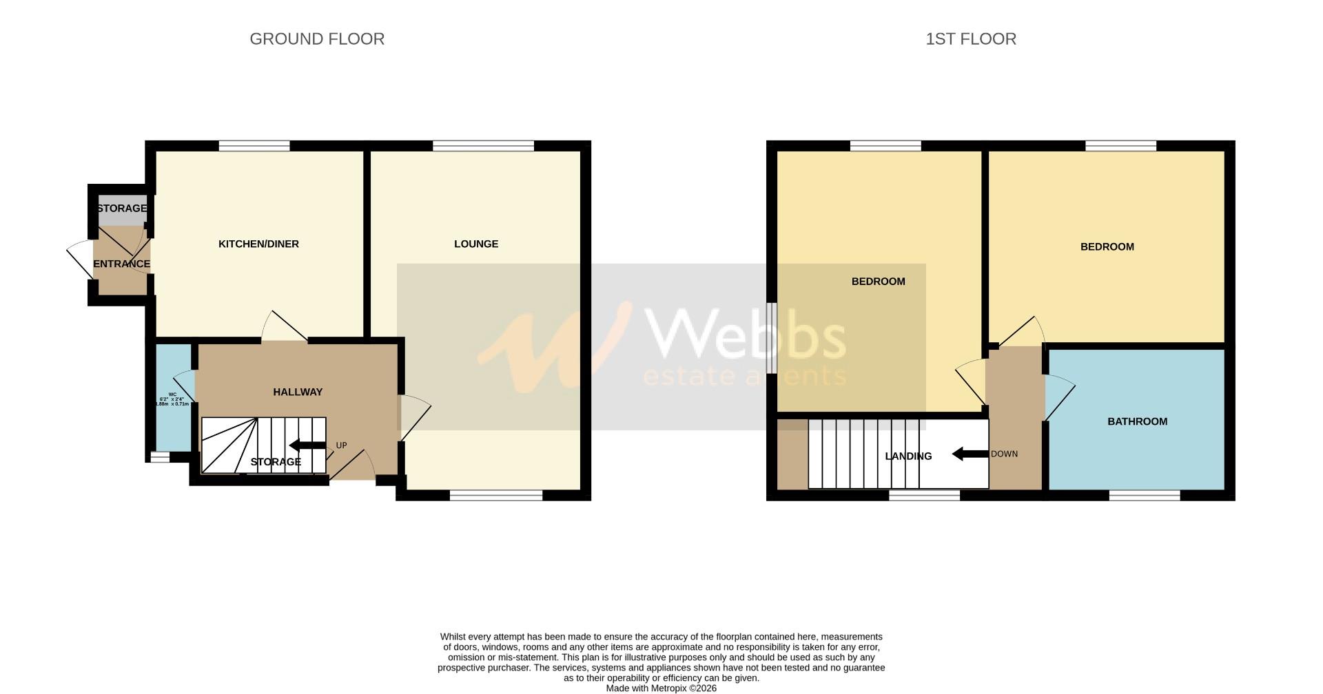 52, Scotia Road, Cannock floorplan