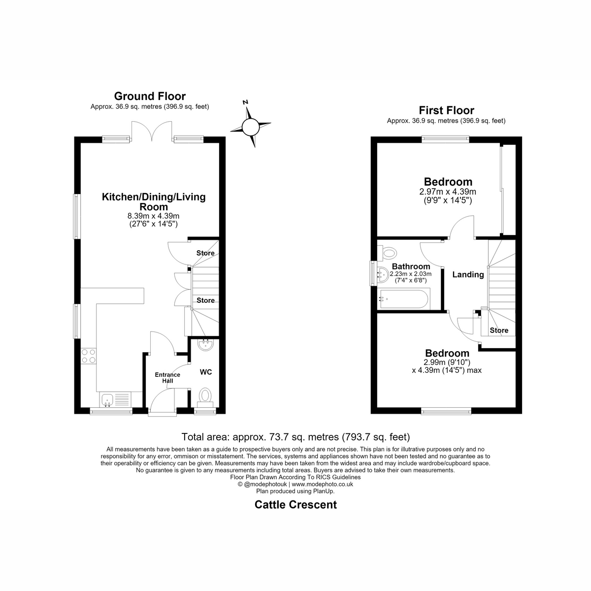 4, Cattle Crescent, Beaulieu Park floorplan