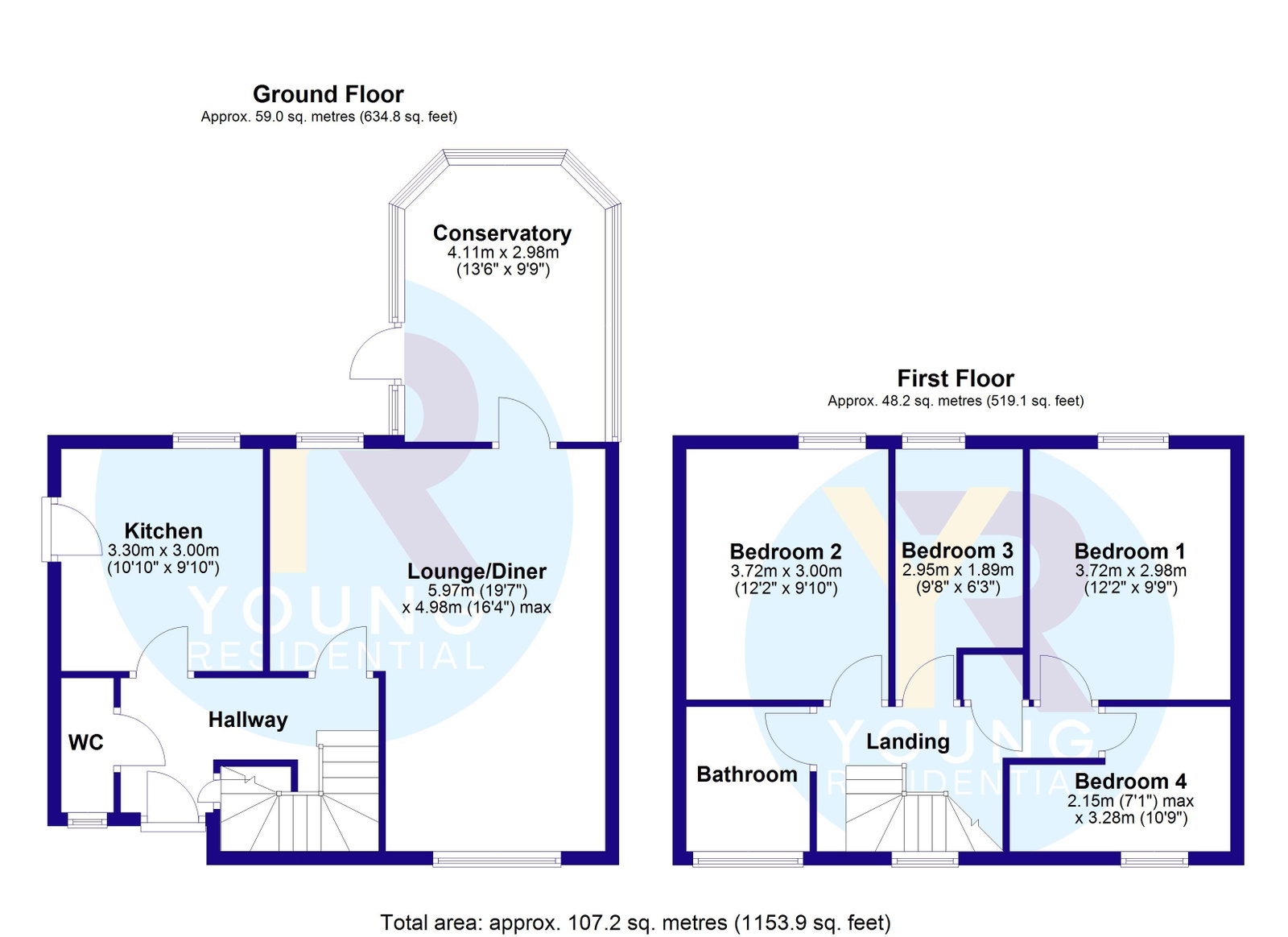 Brook Road, Royston floorplan