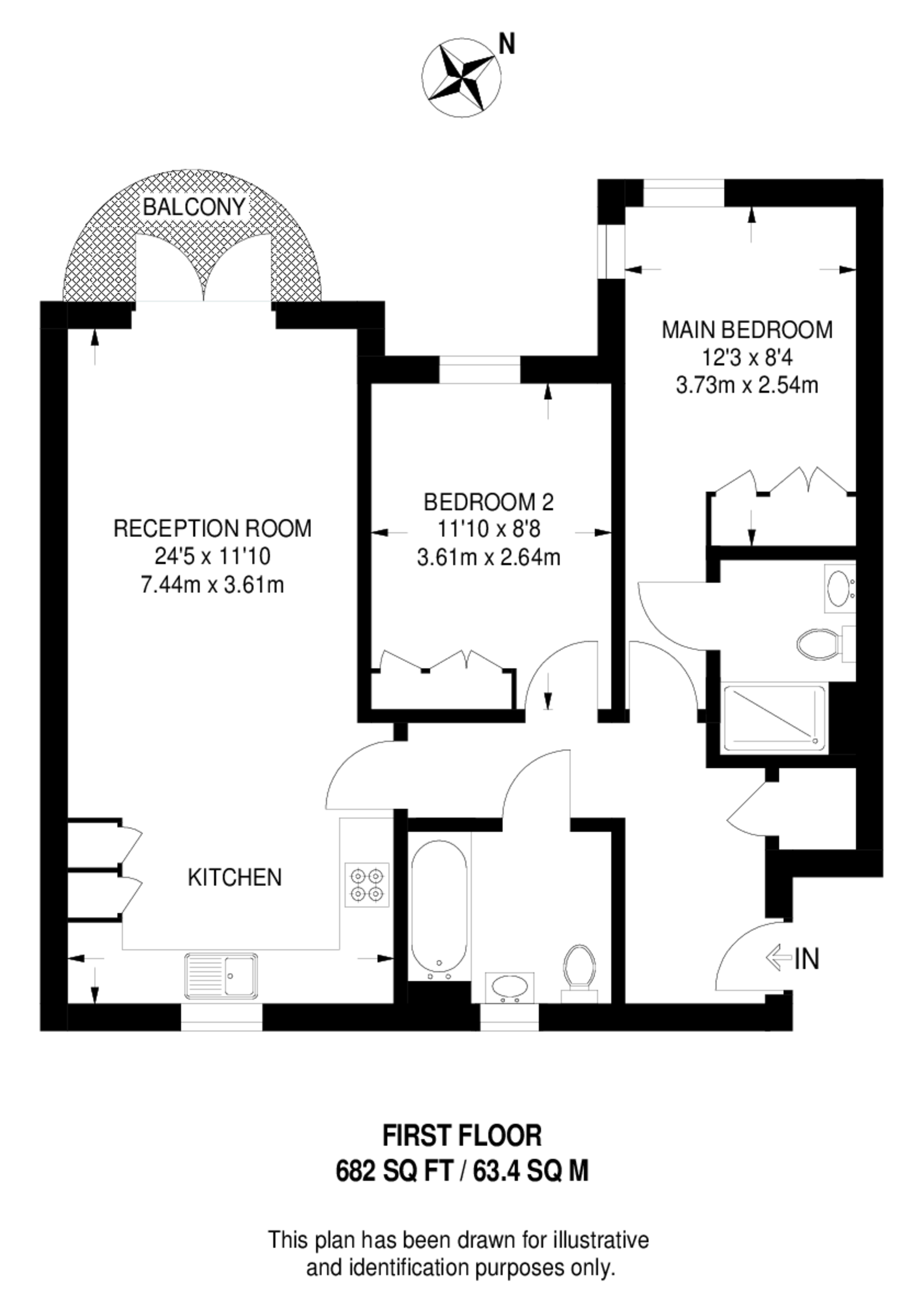 Vale Farm Road, Woking floorplan