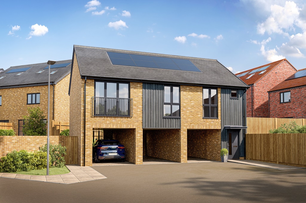 Property 1 of 9. An Artist's Impression Of A 2 Bed Coach House, The Stoneford