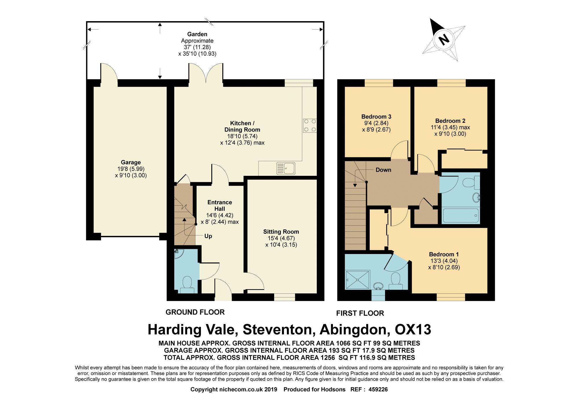 3 Bedrooms Detached house for sale in Harding Vale, Steventon, Abingdon OX13