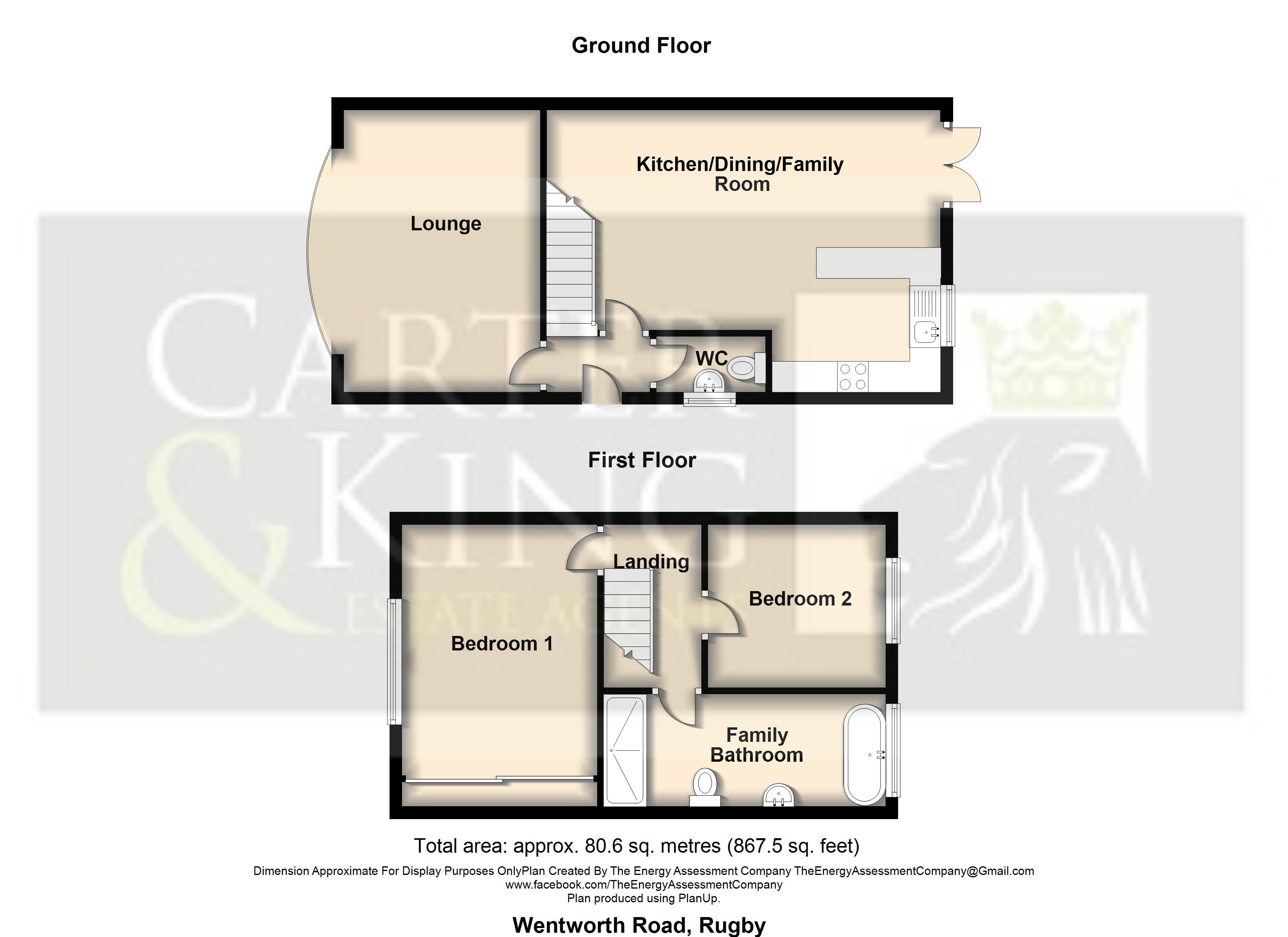3, Wentworth Road, Rugby floorplan