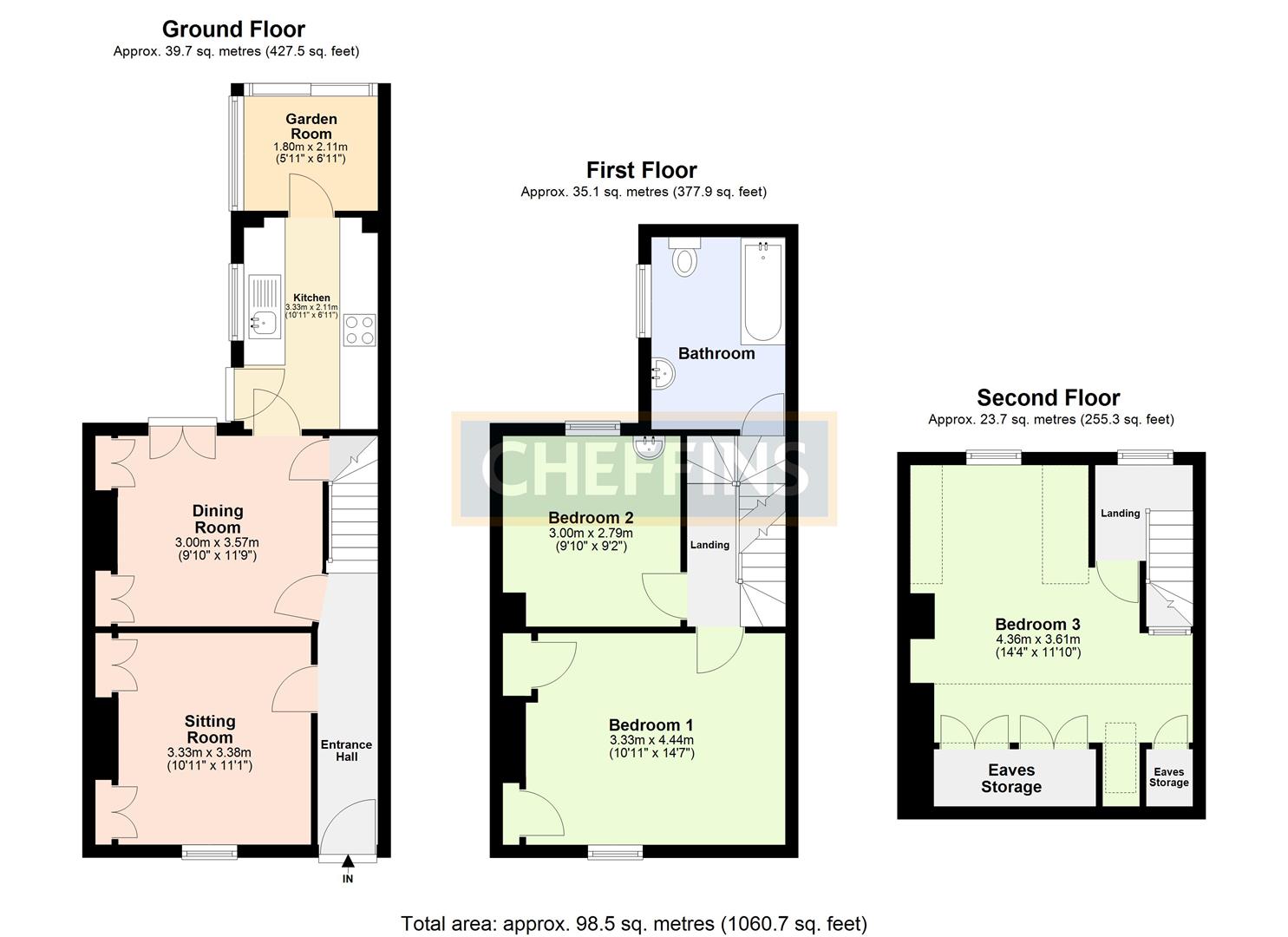 58, Norwich Street, Cambridge floorplan