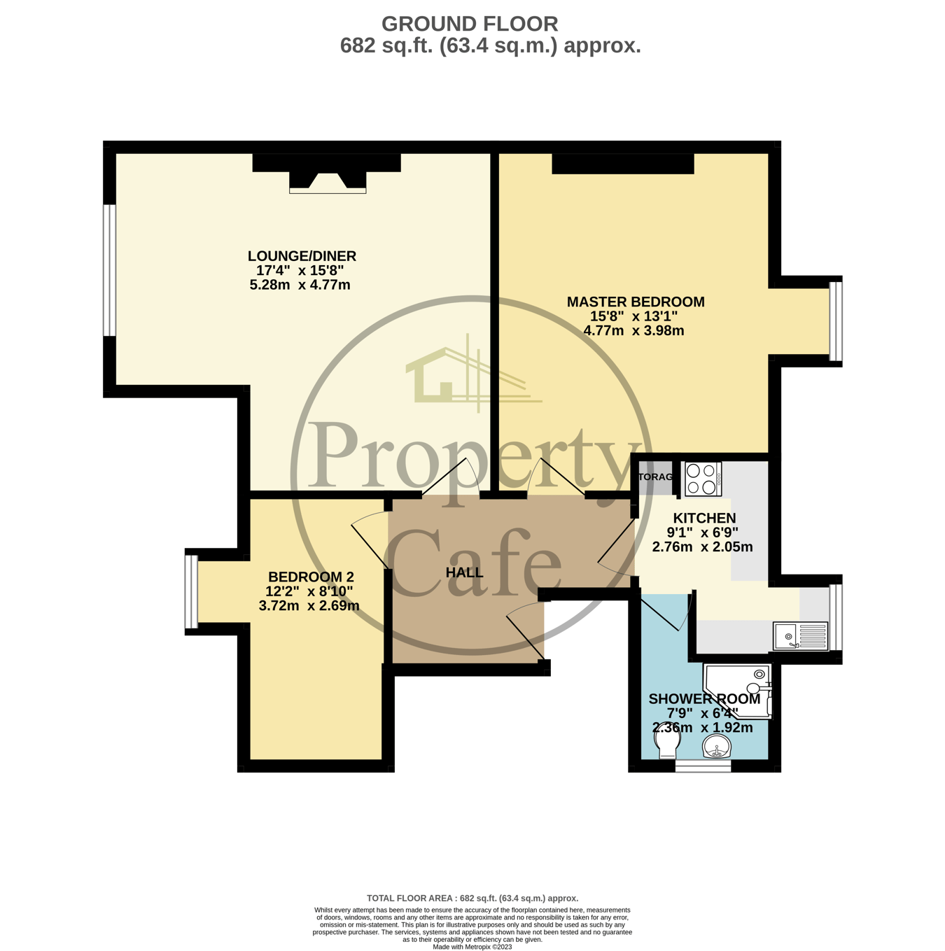 14c, Fairmount Road, BEXHILL-ON-SEA floorplan