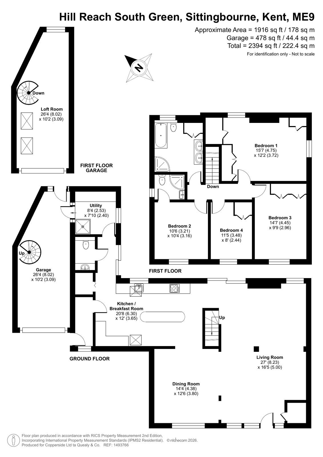 Hill Reach,, South Green, Kent floorplan