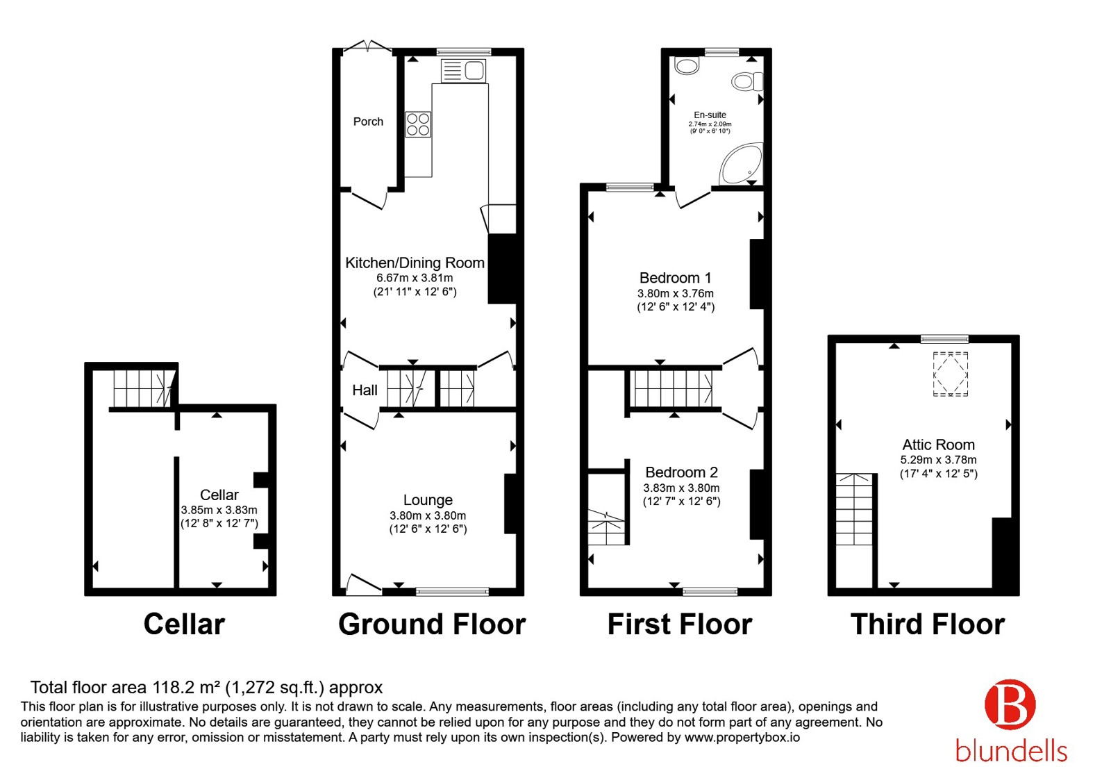 105, Wath Road, South Yorkshire floorplan