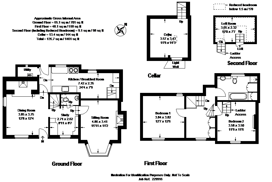 2 Bedrooms Semi-detached house for sale in Church Street, Rudgwick, Horsham, West Sussex RH12