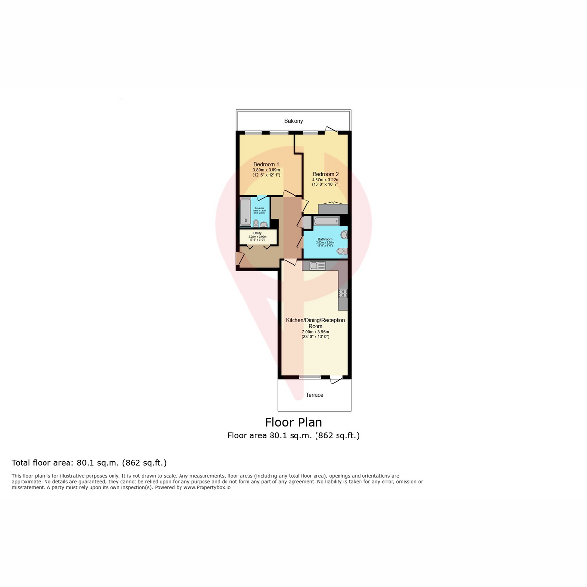 Flat 1, 440, North Woolwich Road, London floorplan