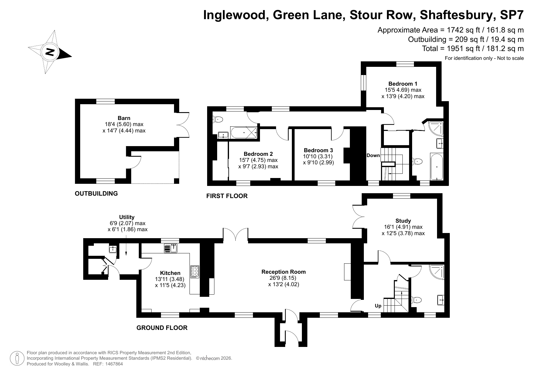 Inglewood,, Green Lane, Shaftesbury floorplan