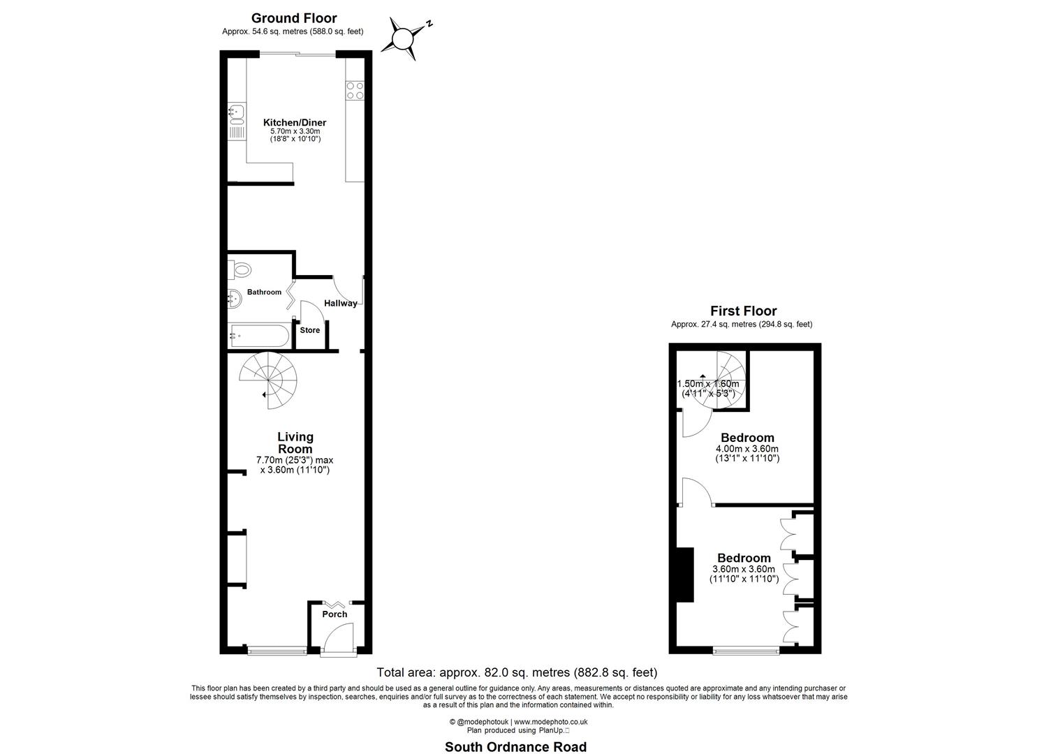 427, South Ordnance Road, Enfield floorplan