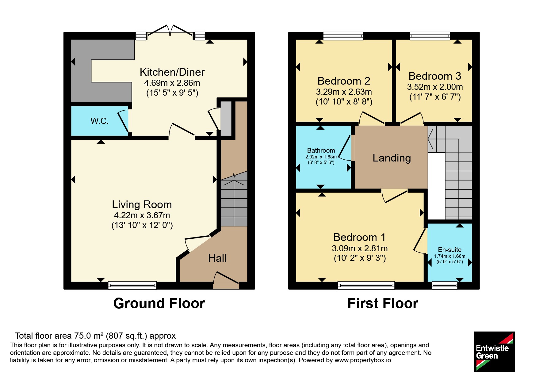 5, West Lodge Road, Preston floorplan