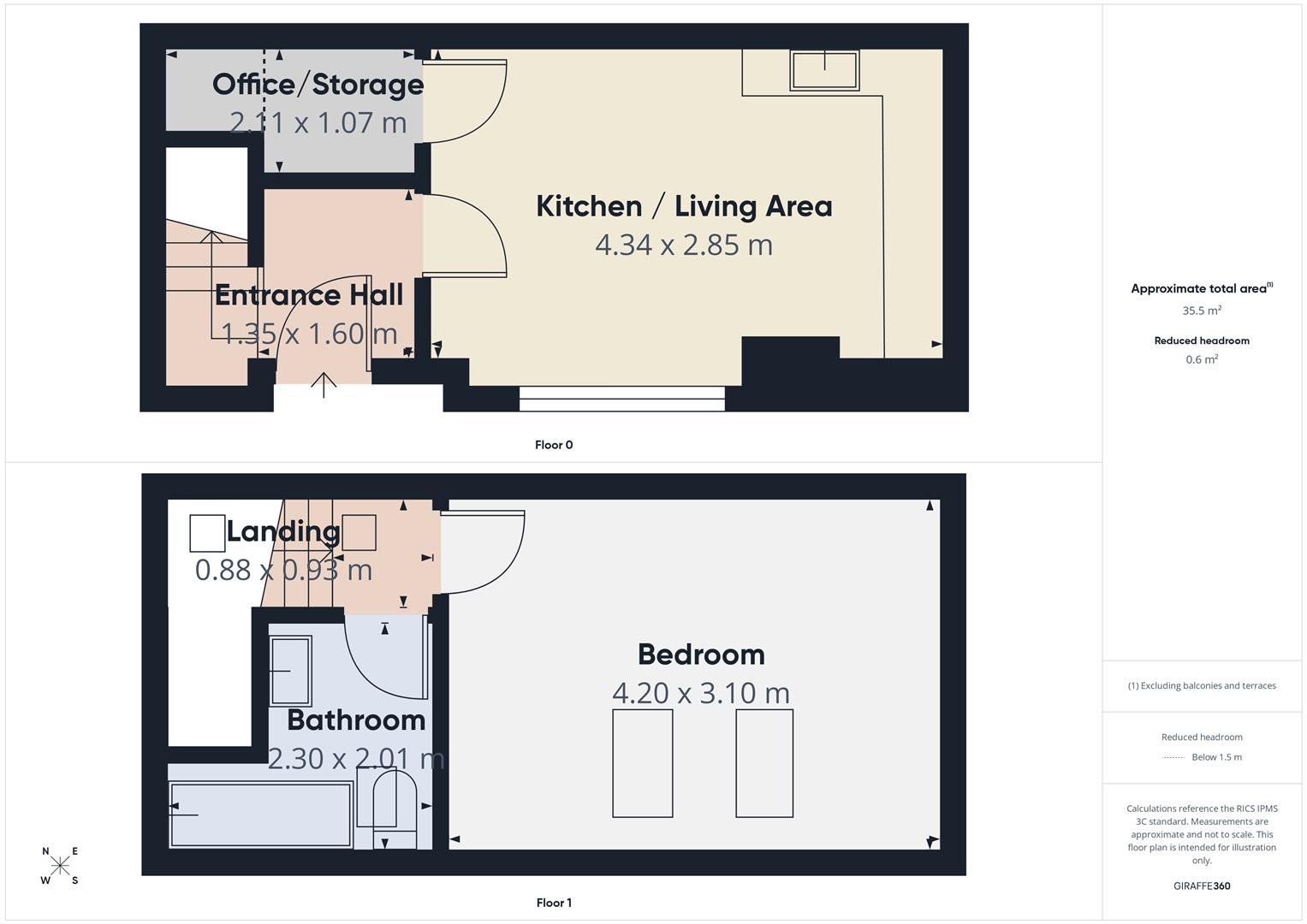 2, Brookfield Villas, Brookfield Place, Ilfracombe floorplan