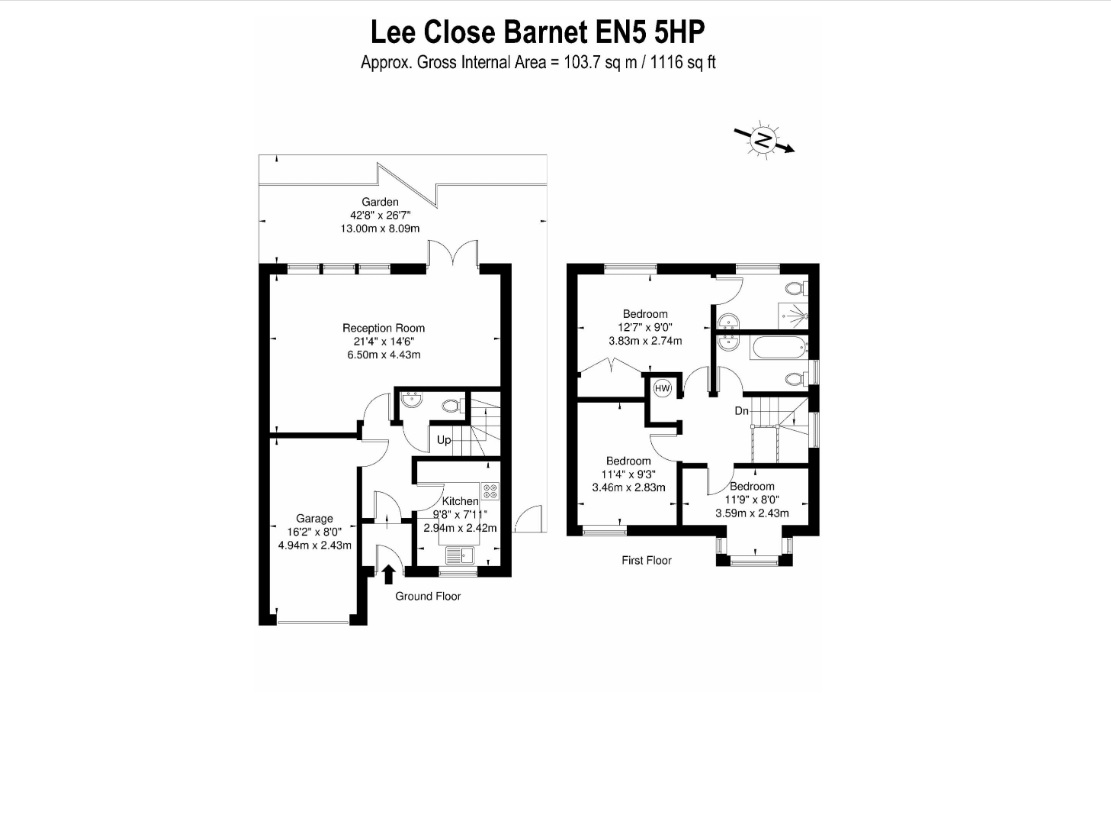29, Lee Close, Barnet floorplan