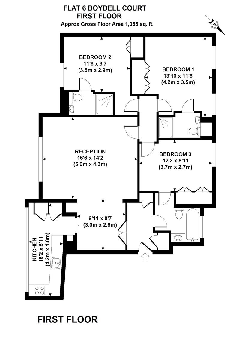 3 Bedrooms Flat to rent in St. Johns Wood Park, London NW8