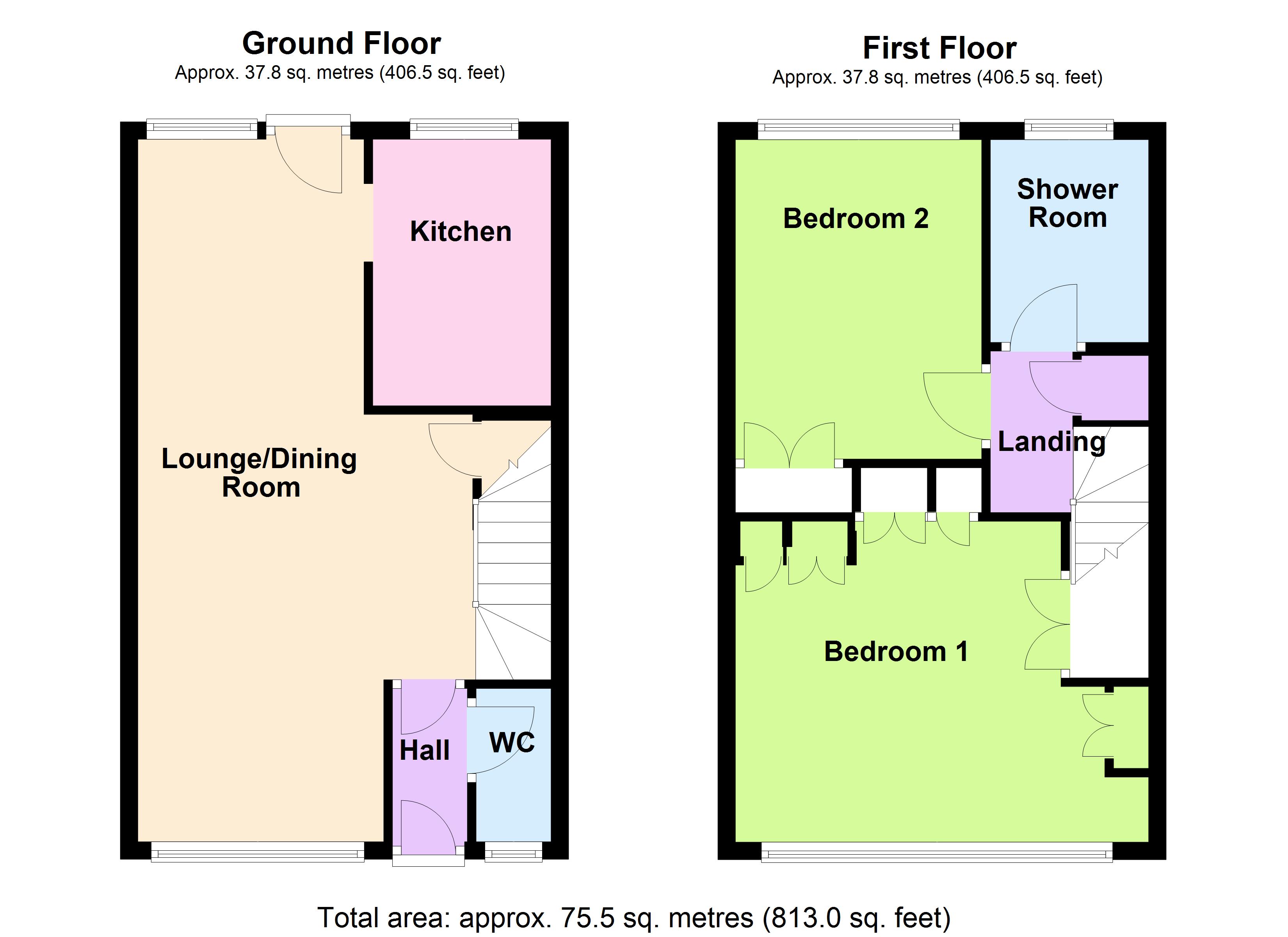 19, Eastergate Green, Rustington floorplan