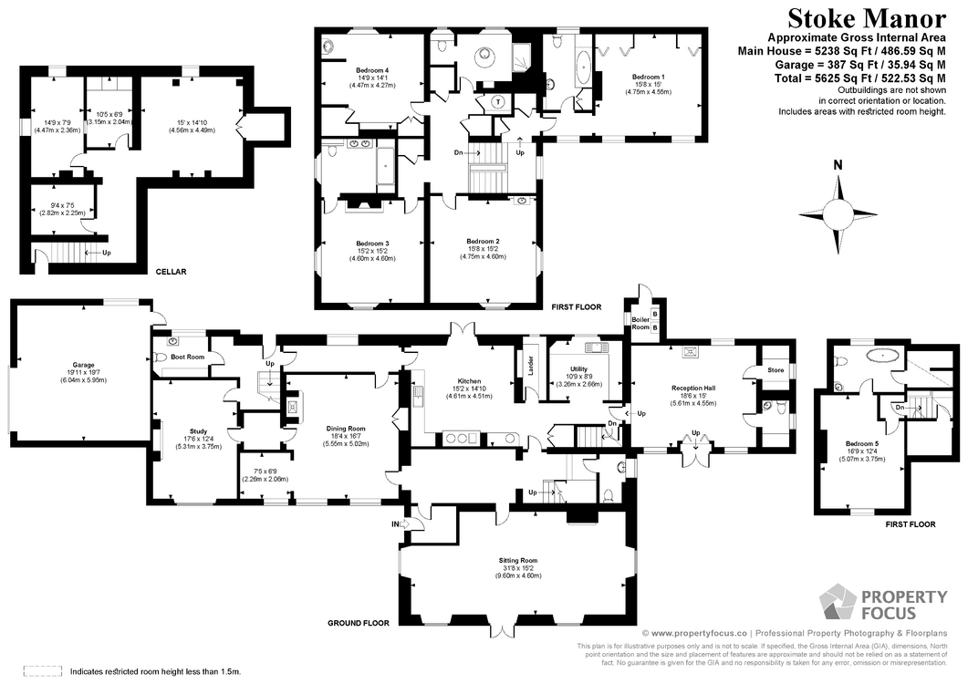 Stoke Manor,, High Road, Salisbury floorplan