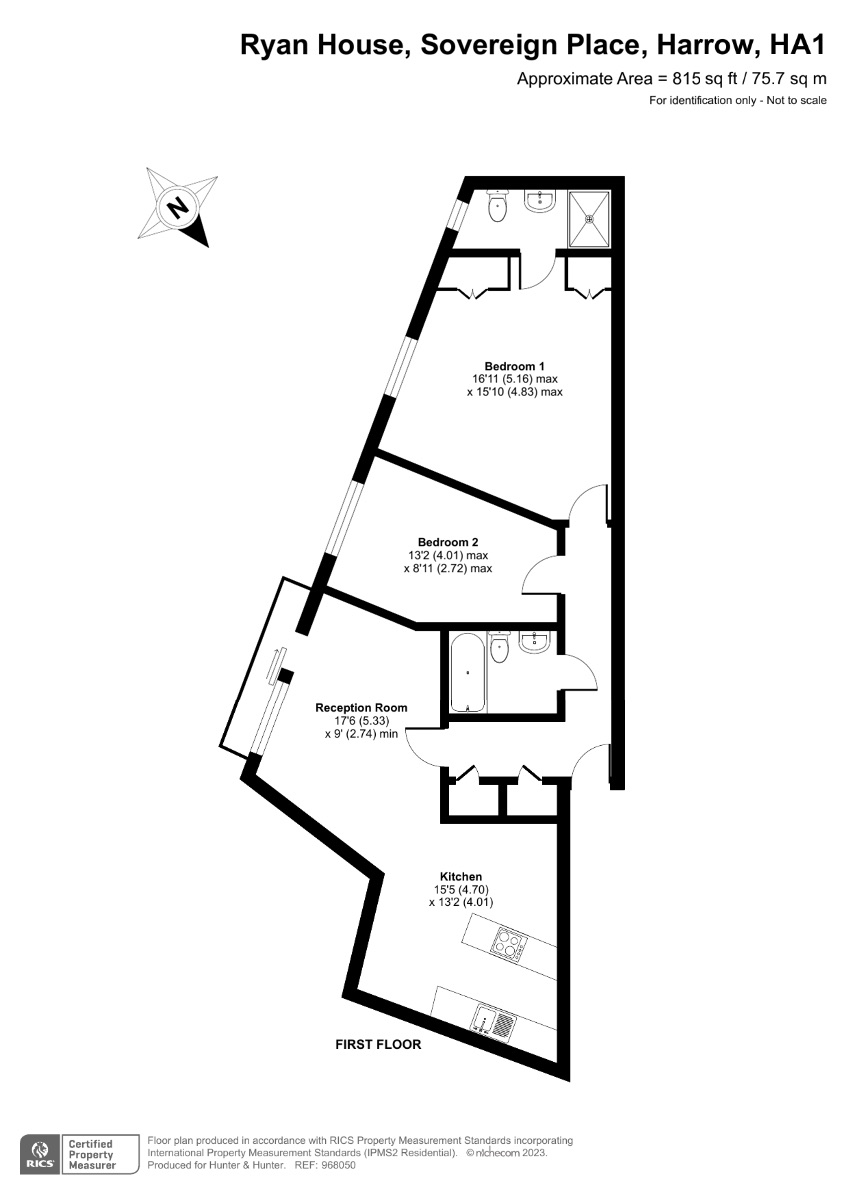 Flat 18, Ryan House, Harrow floorplan