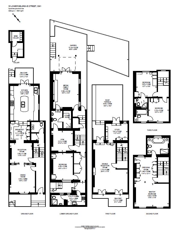 4 Bedrooms Terraced house to rent in Lower Belgrave Street, London SW1W